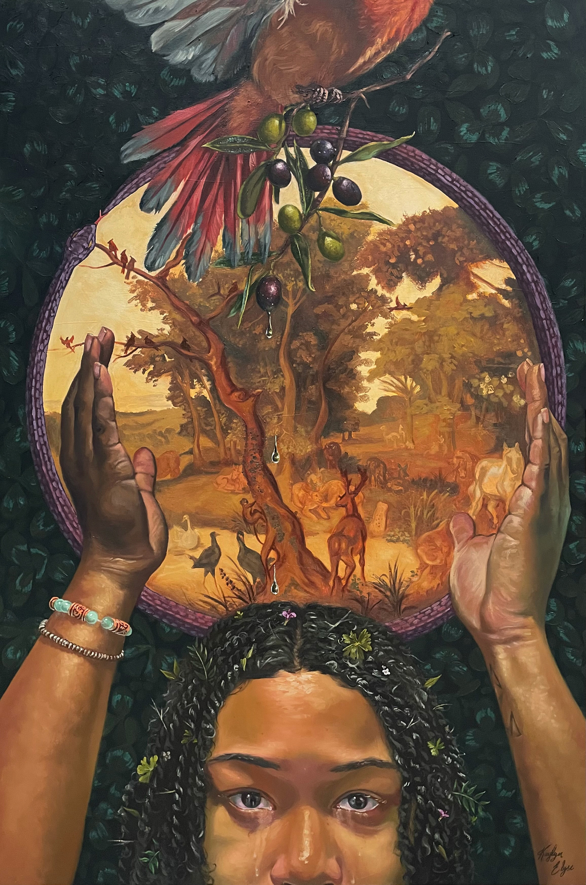 "Revival", oil on panel, 24" x 36", 2026, Available for Purchase