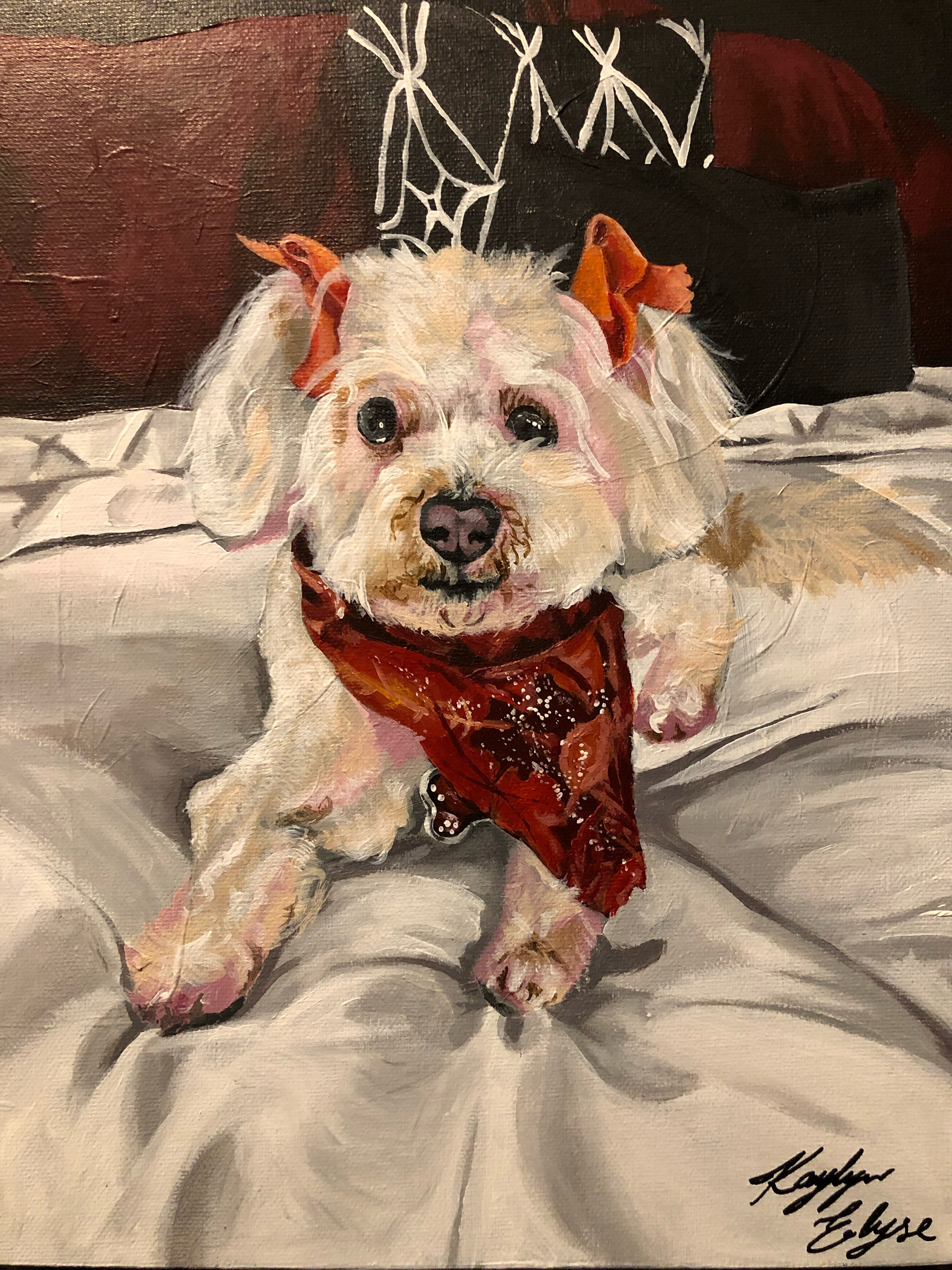 Acrylic on Canvas, 8" x 10"