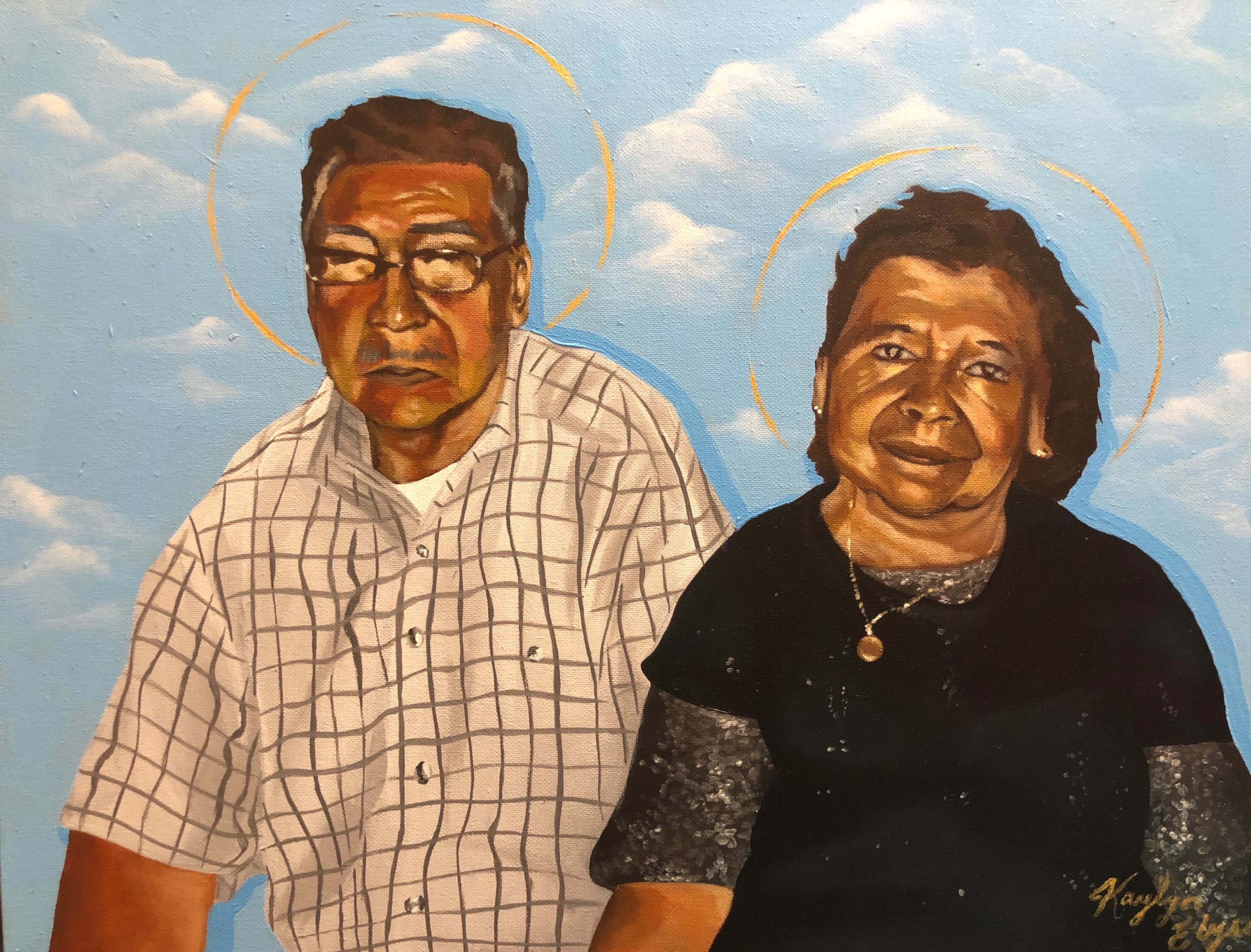 Oil and Acrylic on Canvas, 24" x 30"