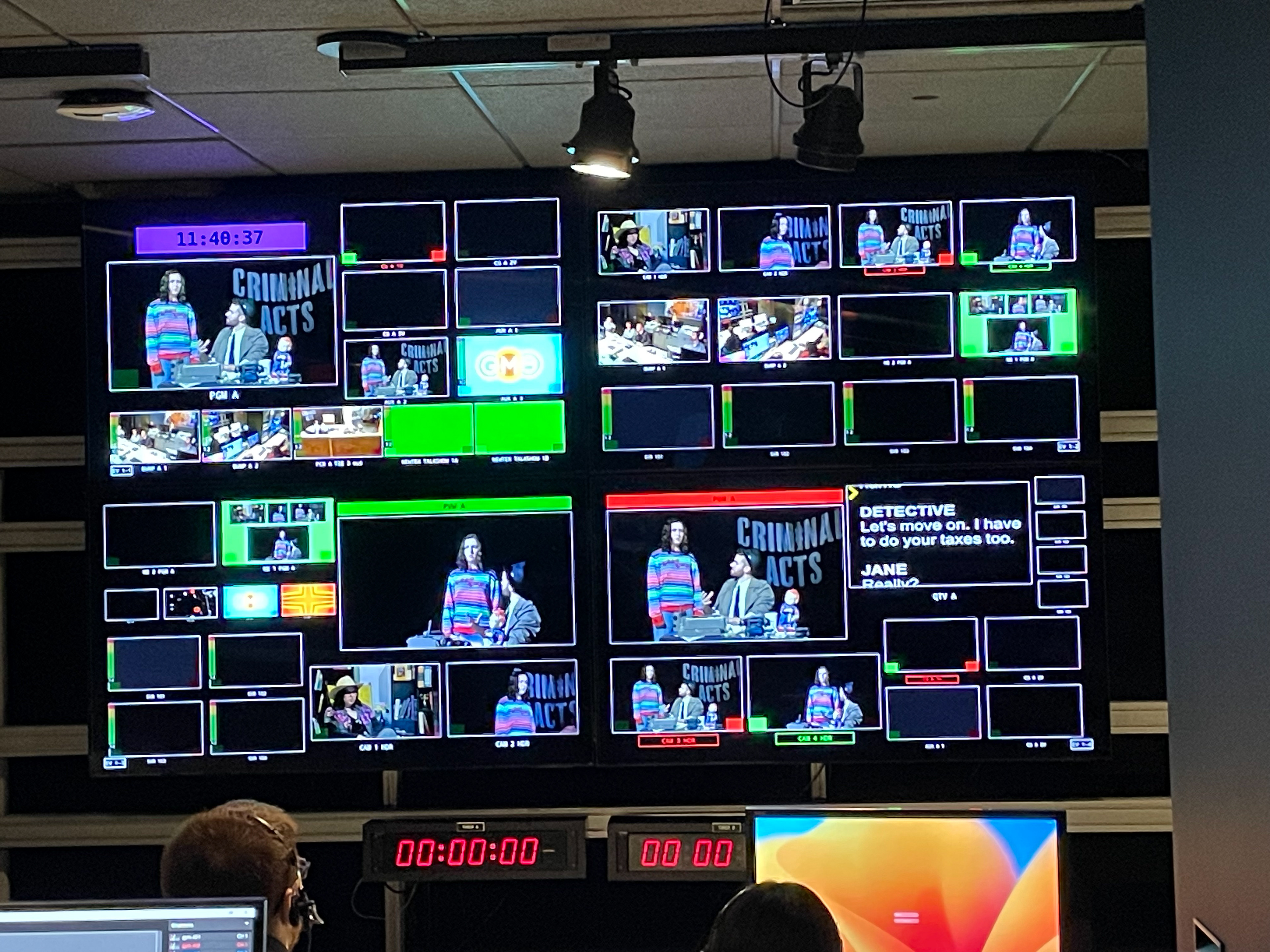 Control room monitor S2E2