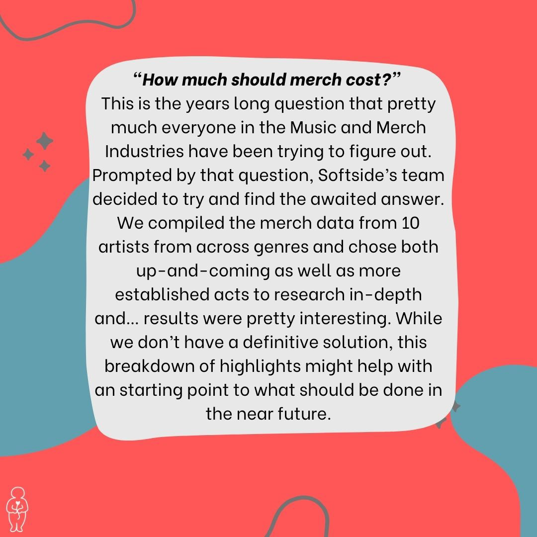 Slideshow of post "How much should merch cost?" slide 1.