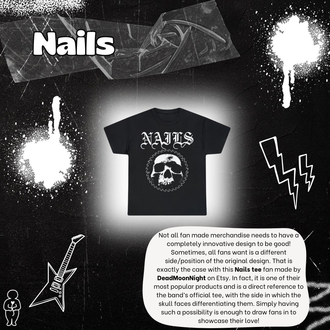 Slideshow of post "5 fan made merch items we're loving: metal edition" slide 2.
