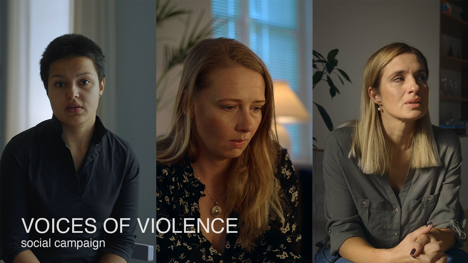 Lina Margaityte and Marius Krivicius Lithuanian cinematographers duo - Voices of Violence social campaign