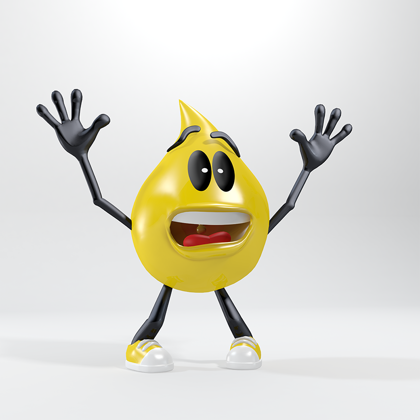 Druppie scared