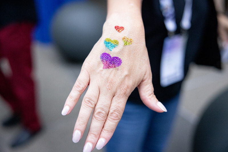 Glitter tattoos!