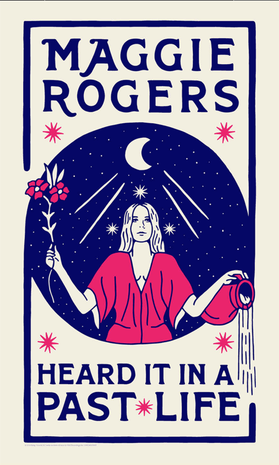 "Heard It In A Past Life" Poster from Maggie Rogers