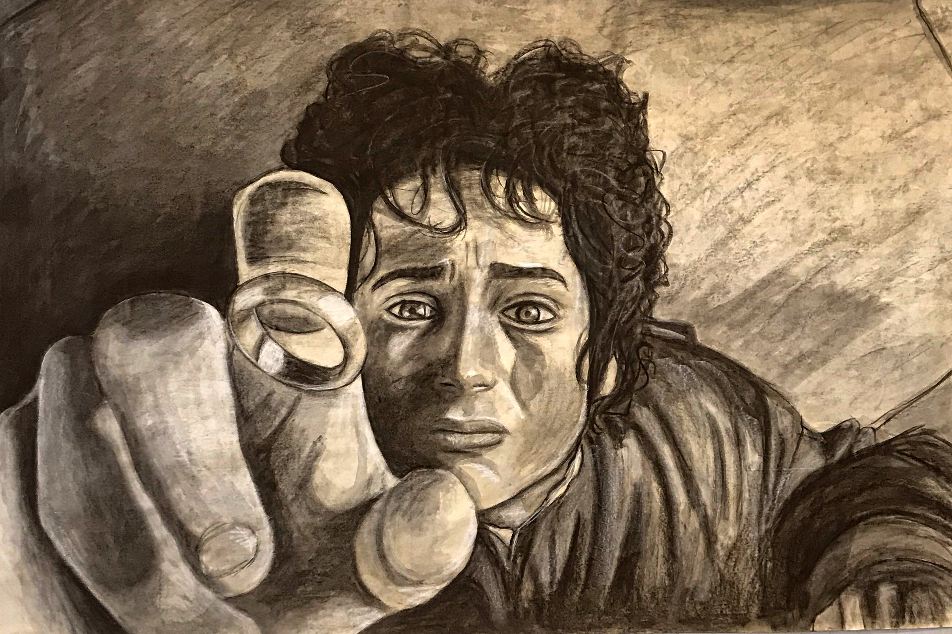 "Virgin" 4ftX6ft, Charcoal & Coffee