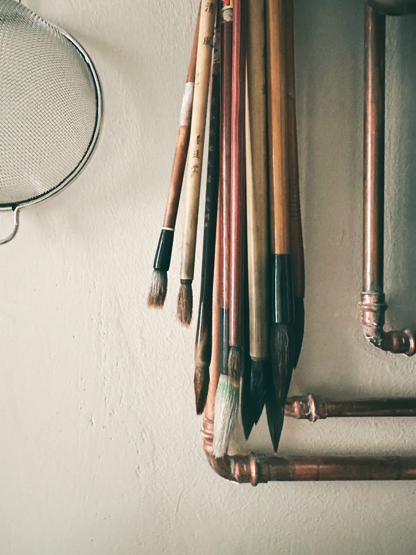 bunch of brushes