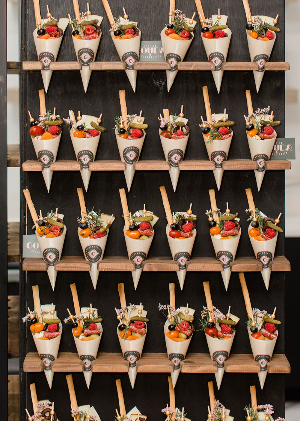 The Charcuterie Wall + Charcuterie Cones