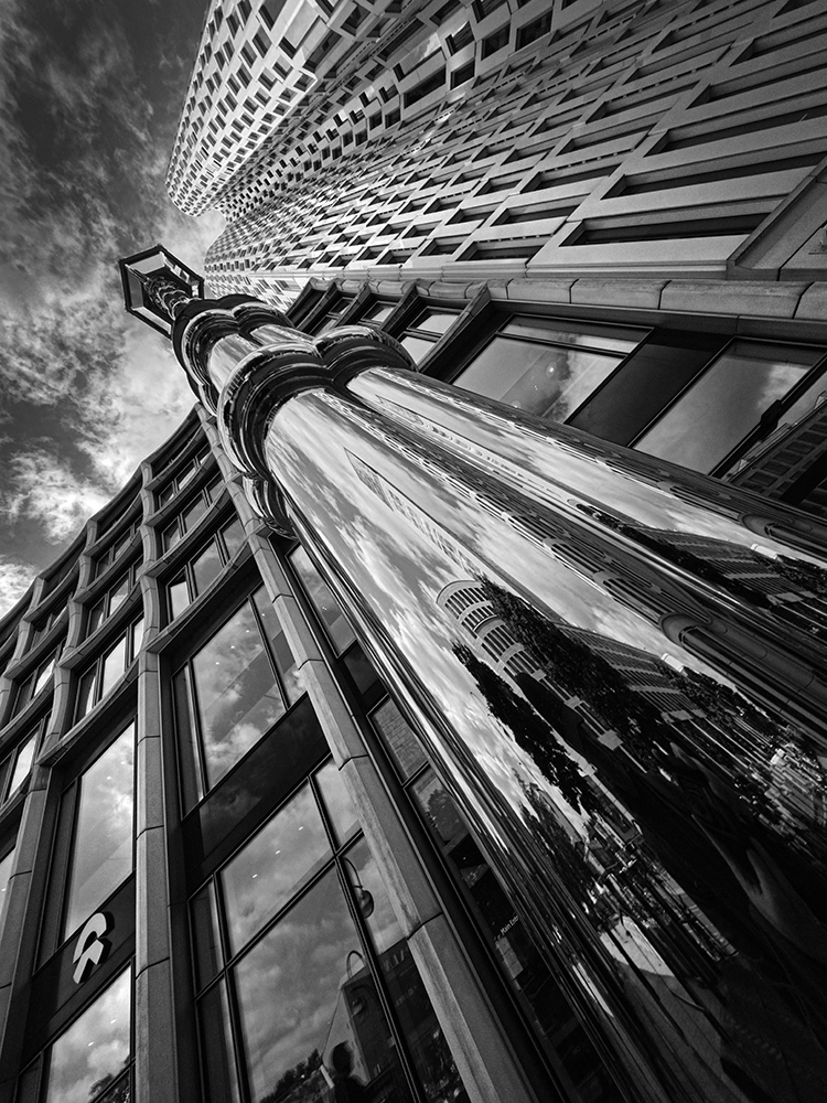 Black and white photograph of Motel One - Berlin-Ku'Damm - Germany