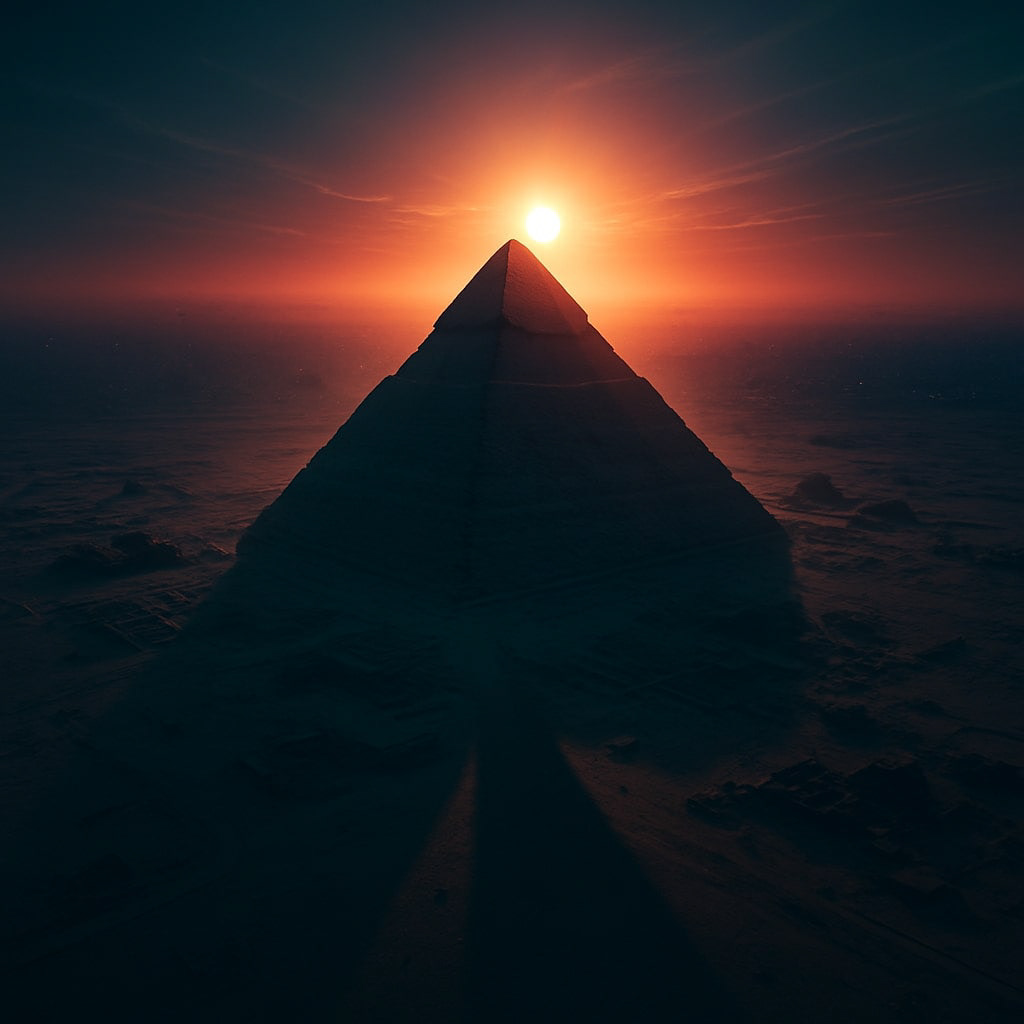 Pyramid Sunrise on Mid Summer's Day
