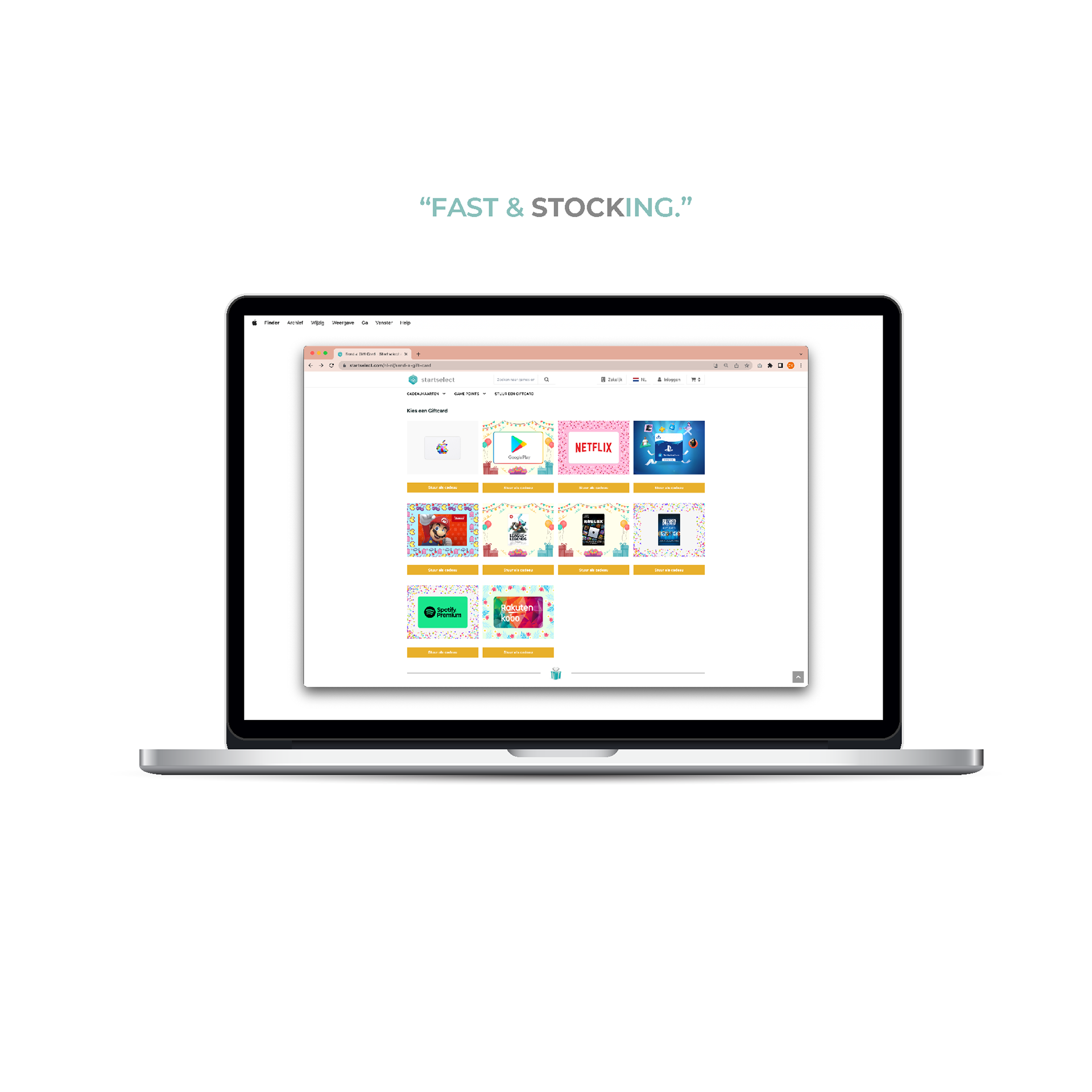 before: using stock images