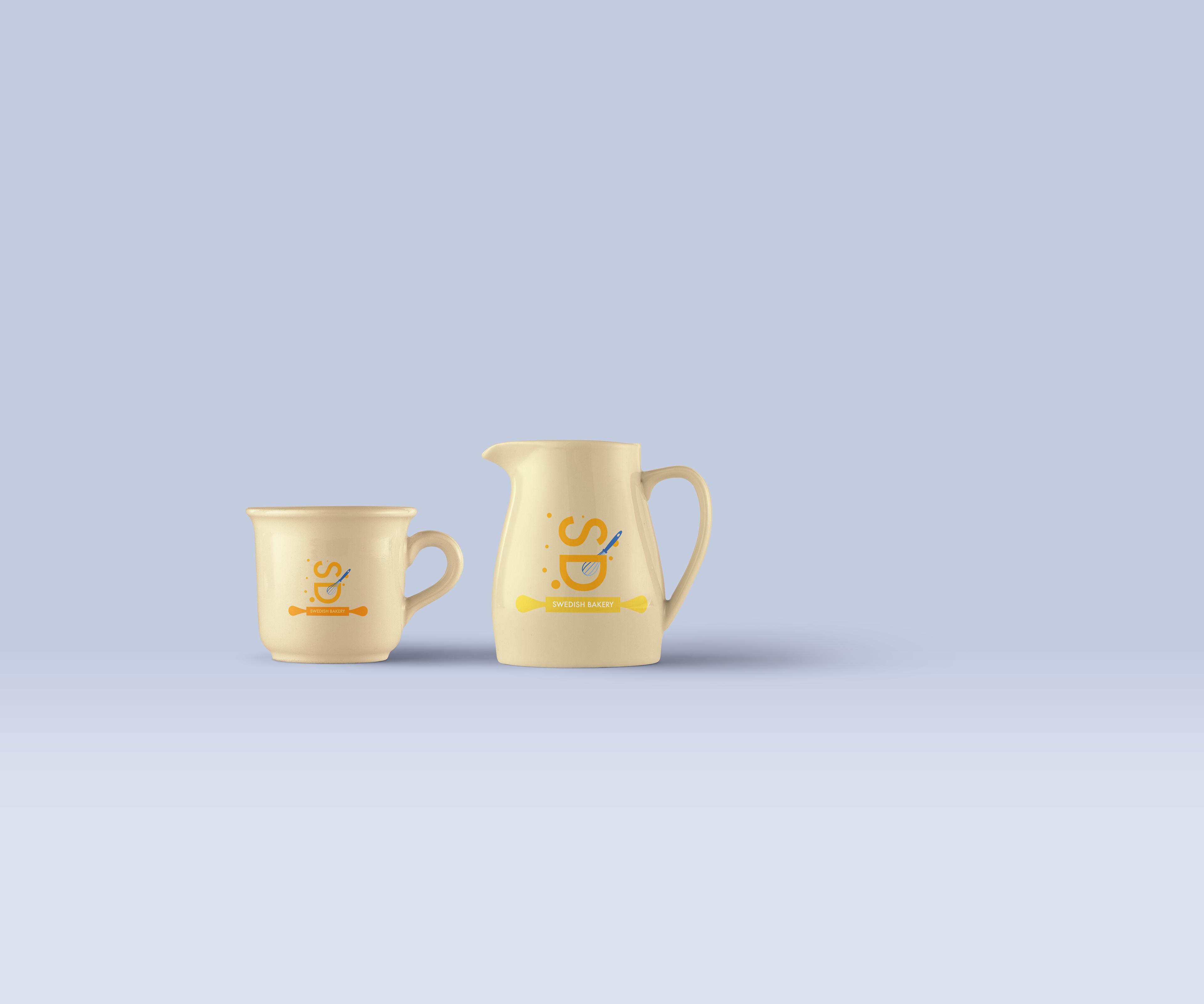 Swedish Bakery , icon design for ceramic