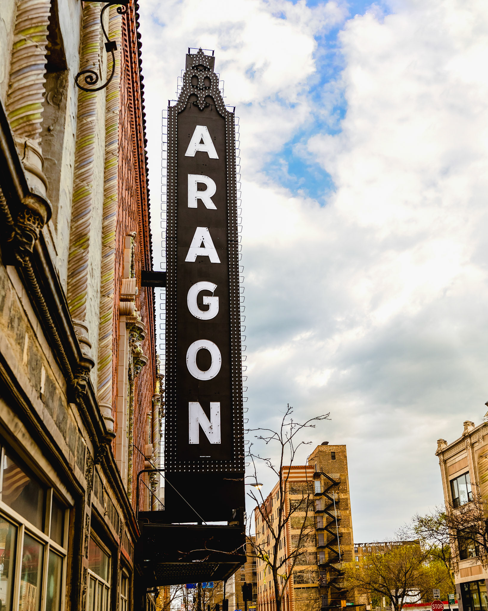 The Aragon Ballroom sign