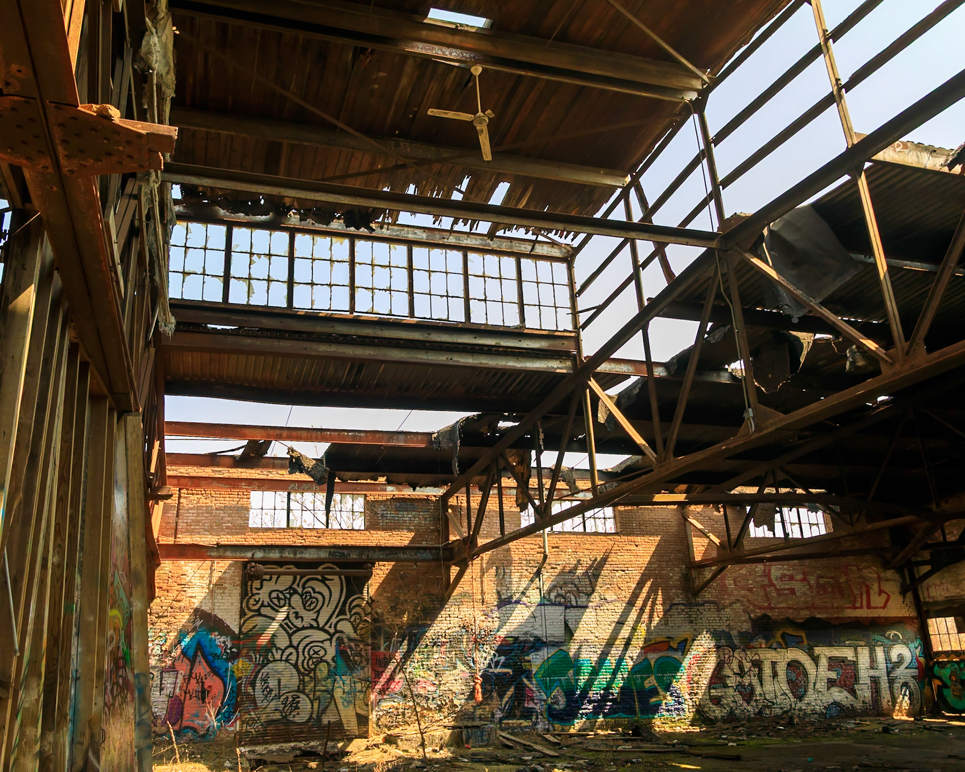 An abondened grain mill