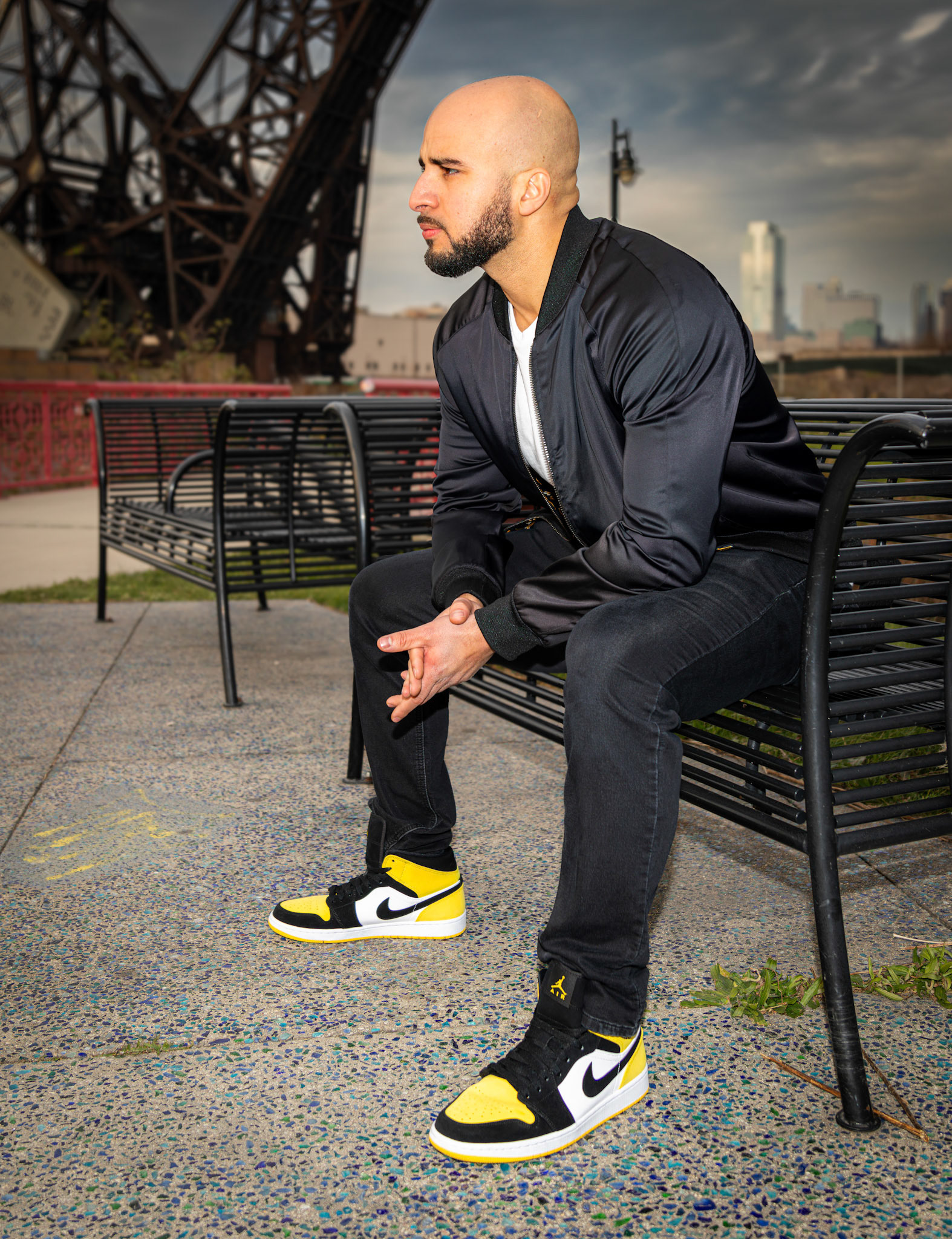 Urban portrait on location
