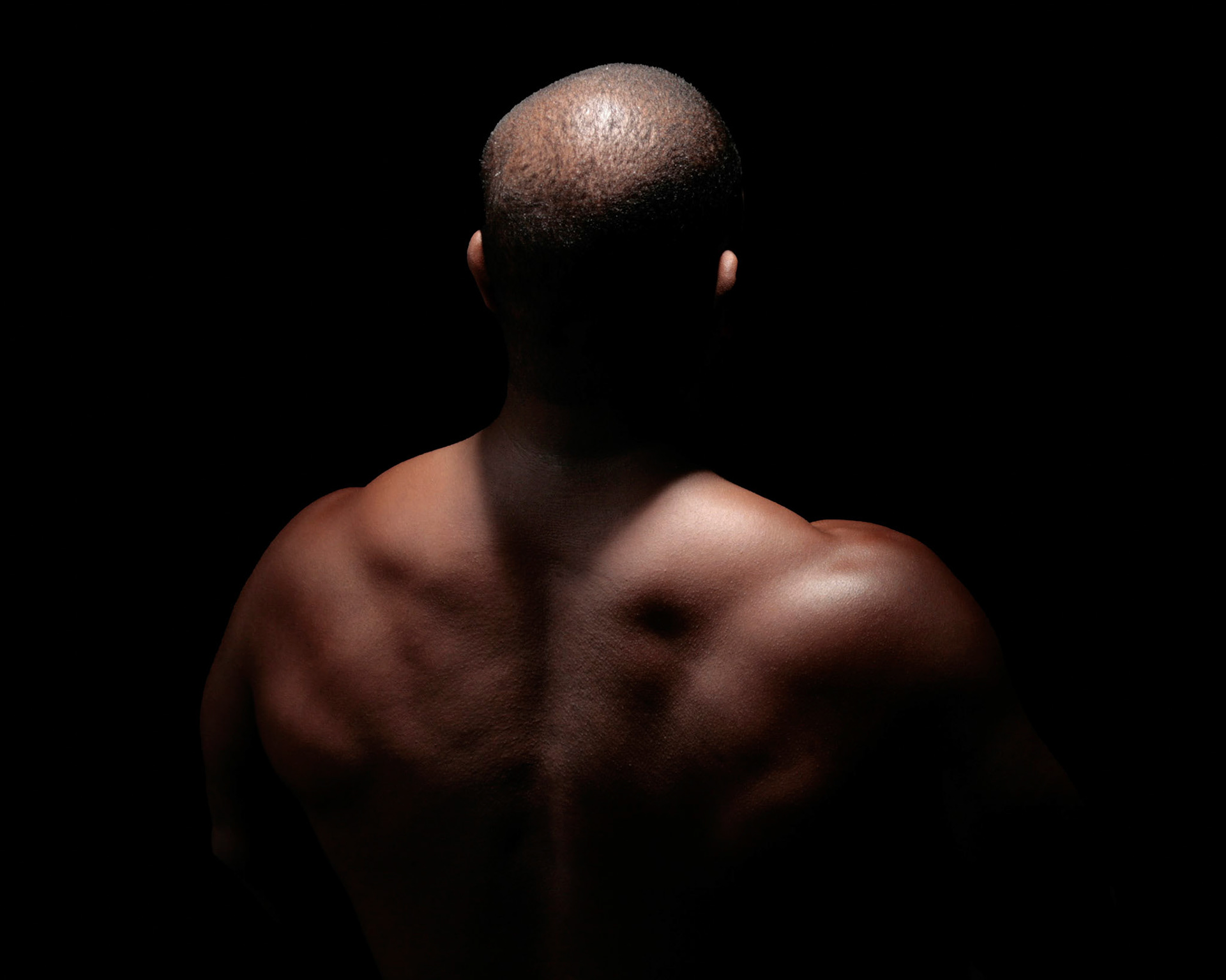 Back and shoulders art nude