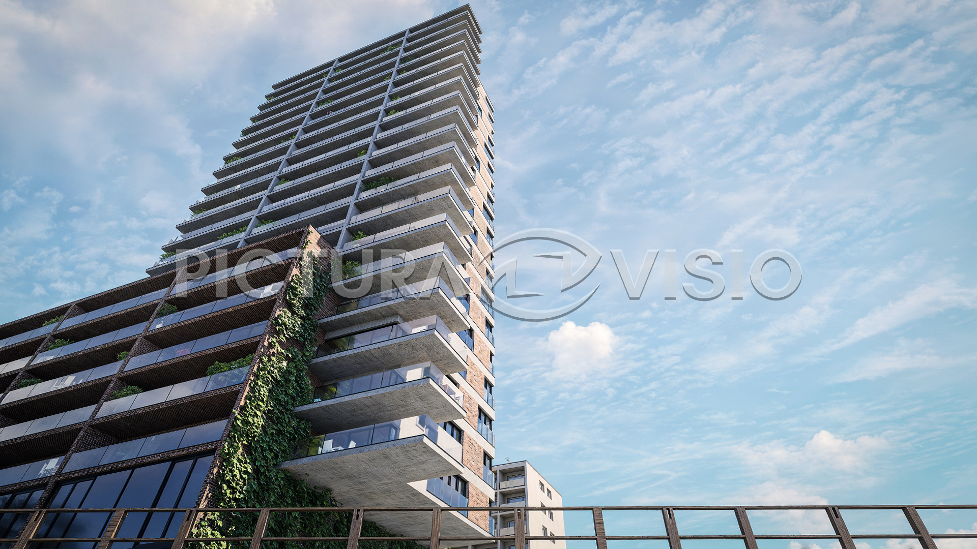 Vizualizace výškové budovy