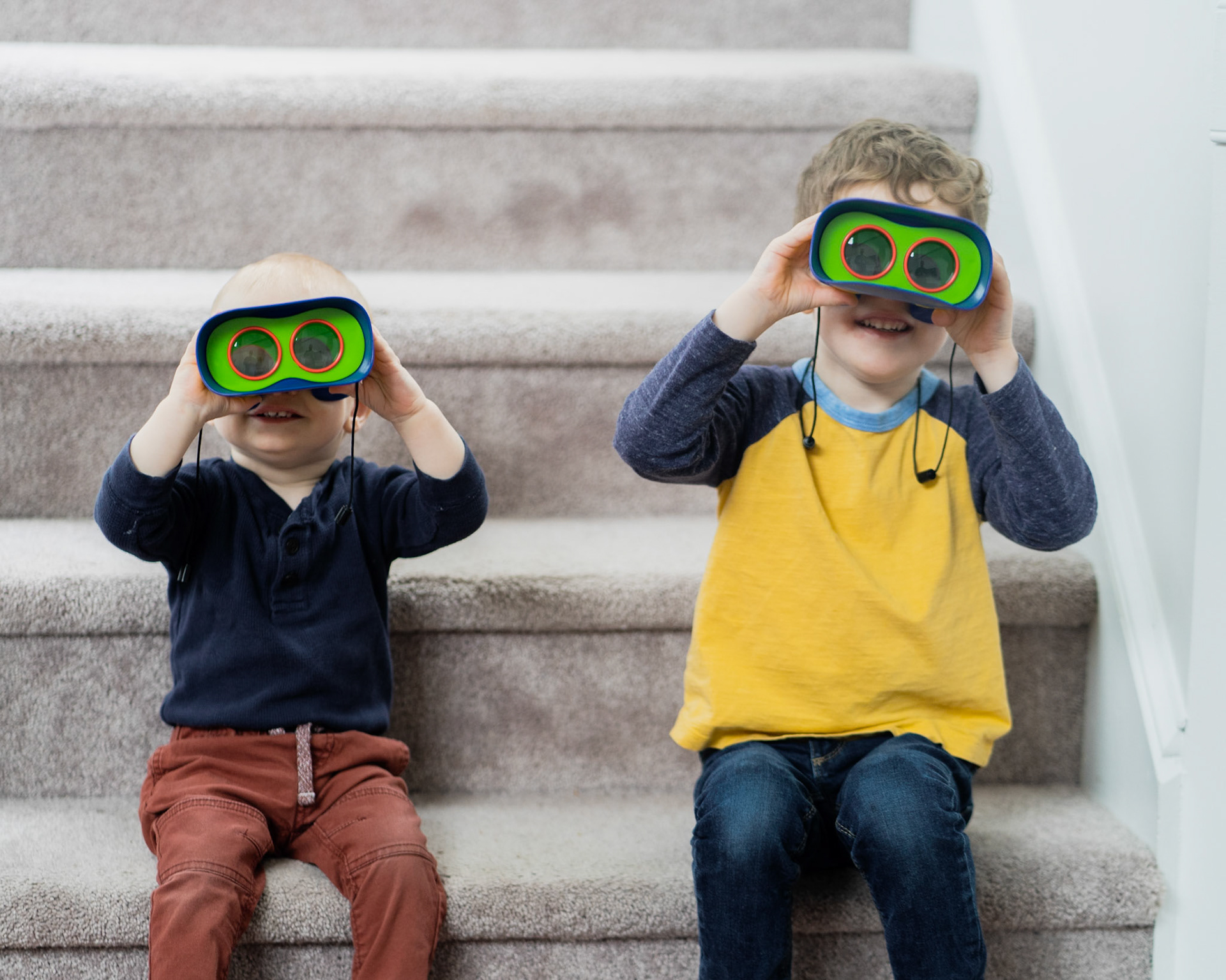 My youngest got big enough this year to play with his brother. This scene was just one of many antics they got into.