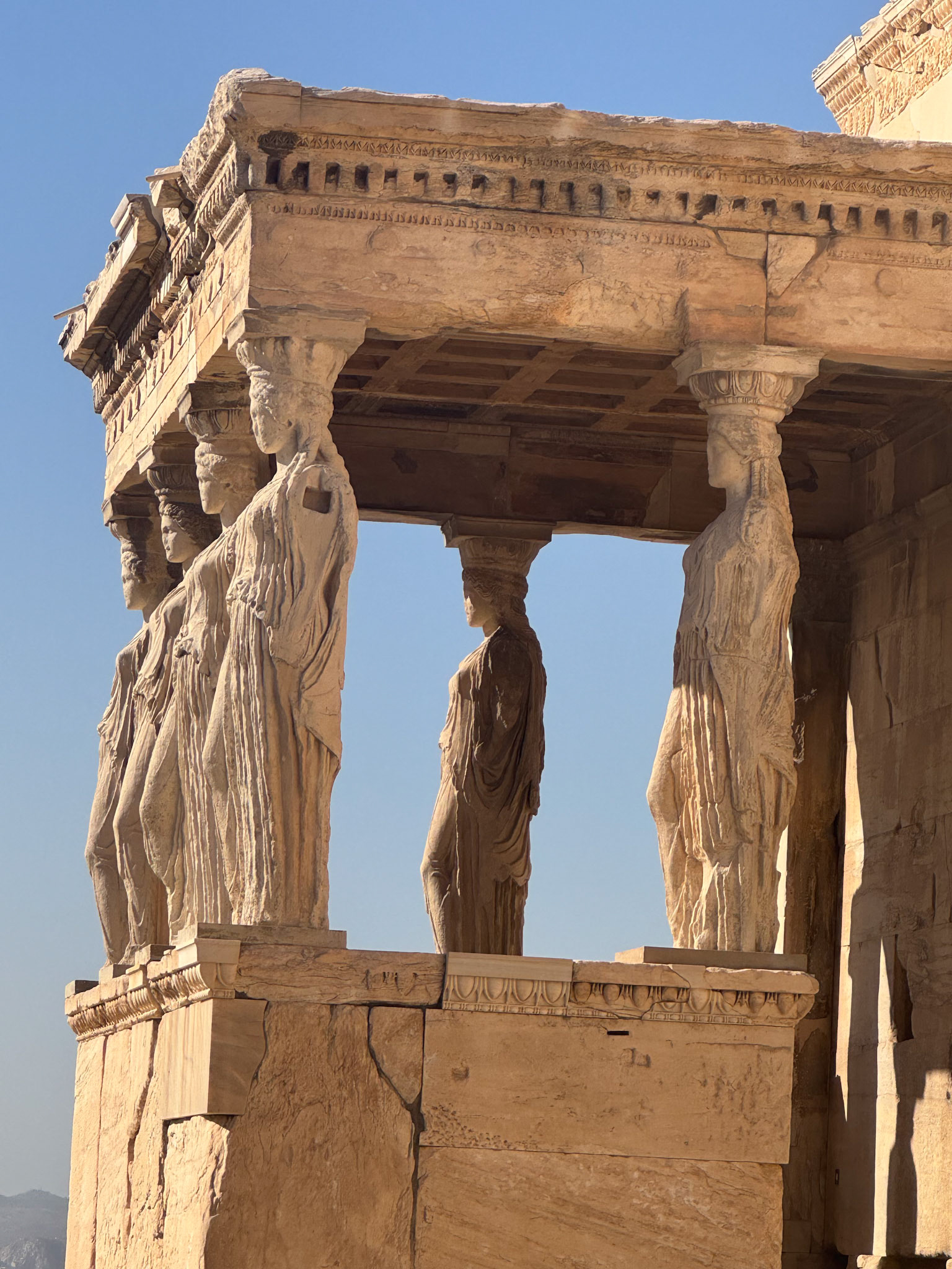 The Caryatids - Acropoli Athens, Greece