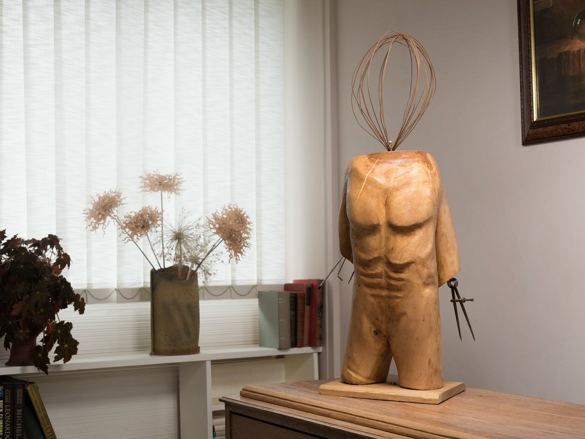 Robot - Pine/wire, 80h/29w/20d £100.00