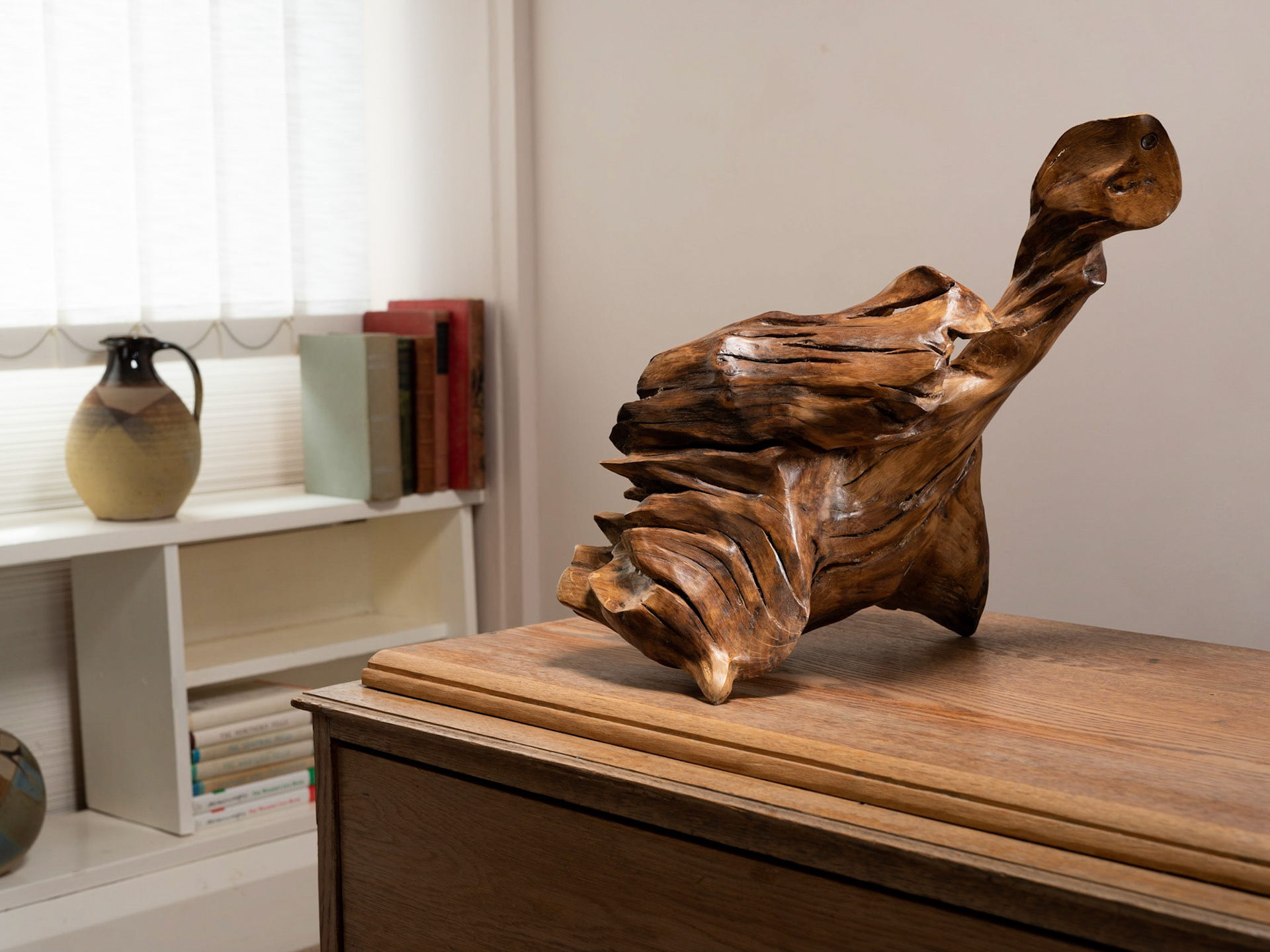 Turtle - Oak, 39hx35wx30d £45.00