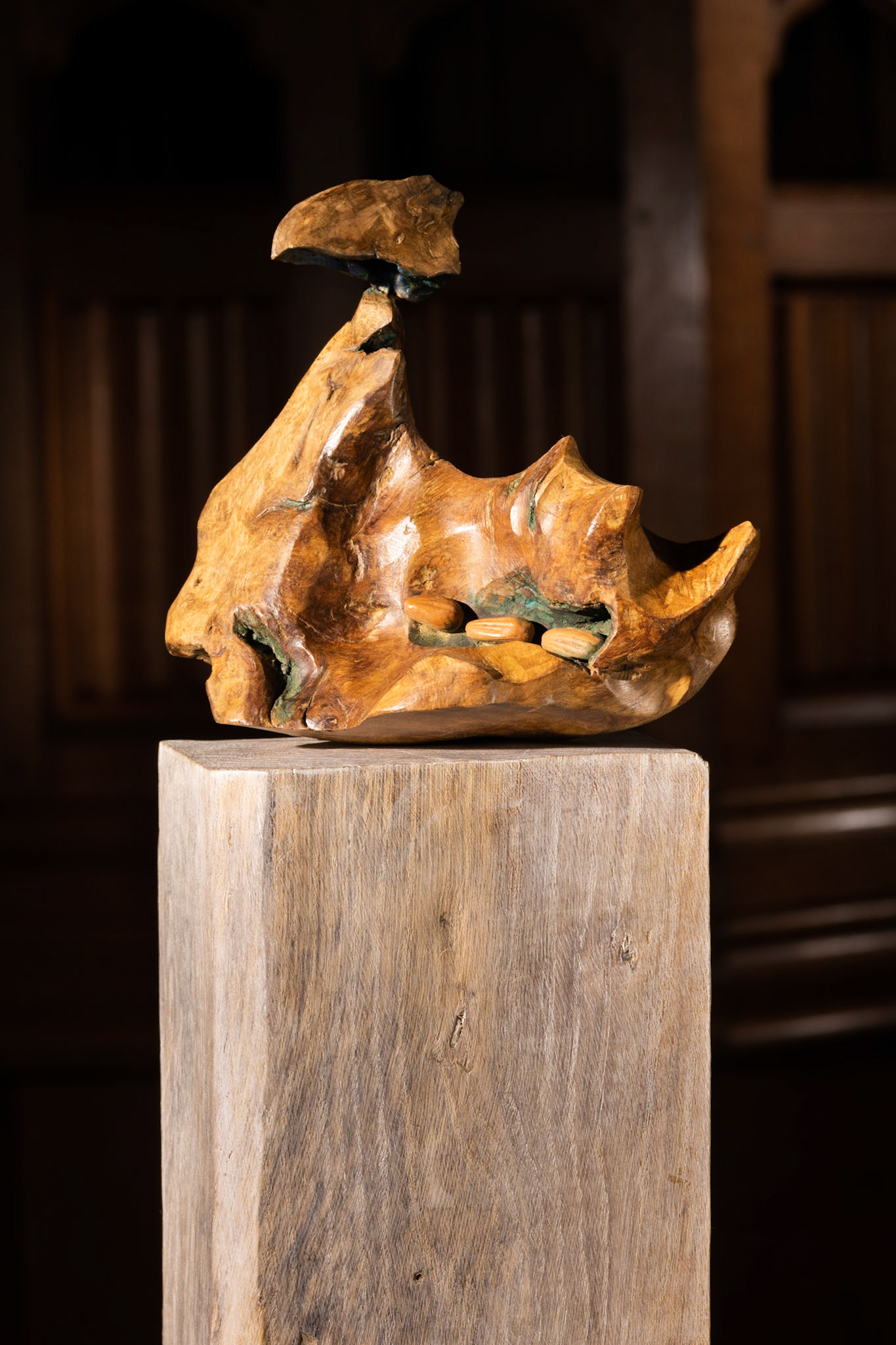 Bird 2 - Beech on slate