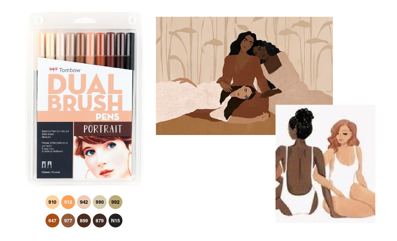 Inspiration Moodboard – Portrait Set