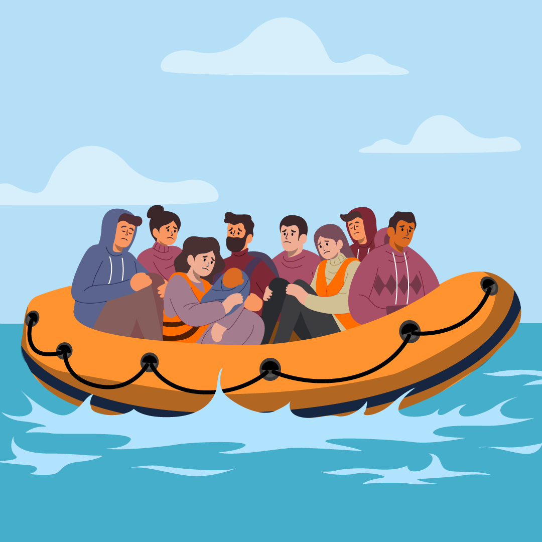 Refugees Illustration