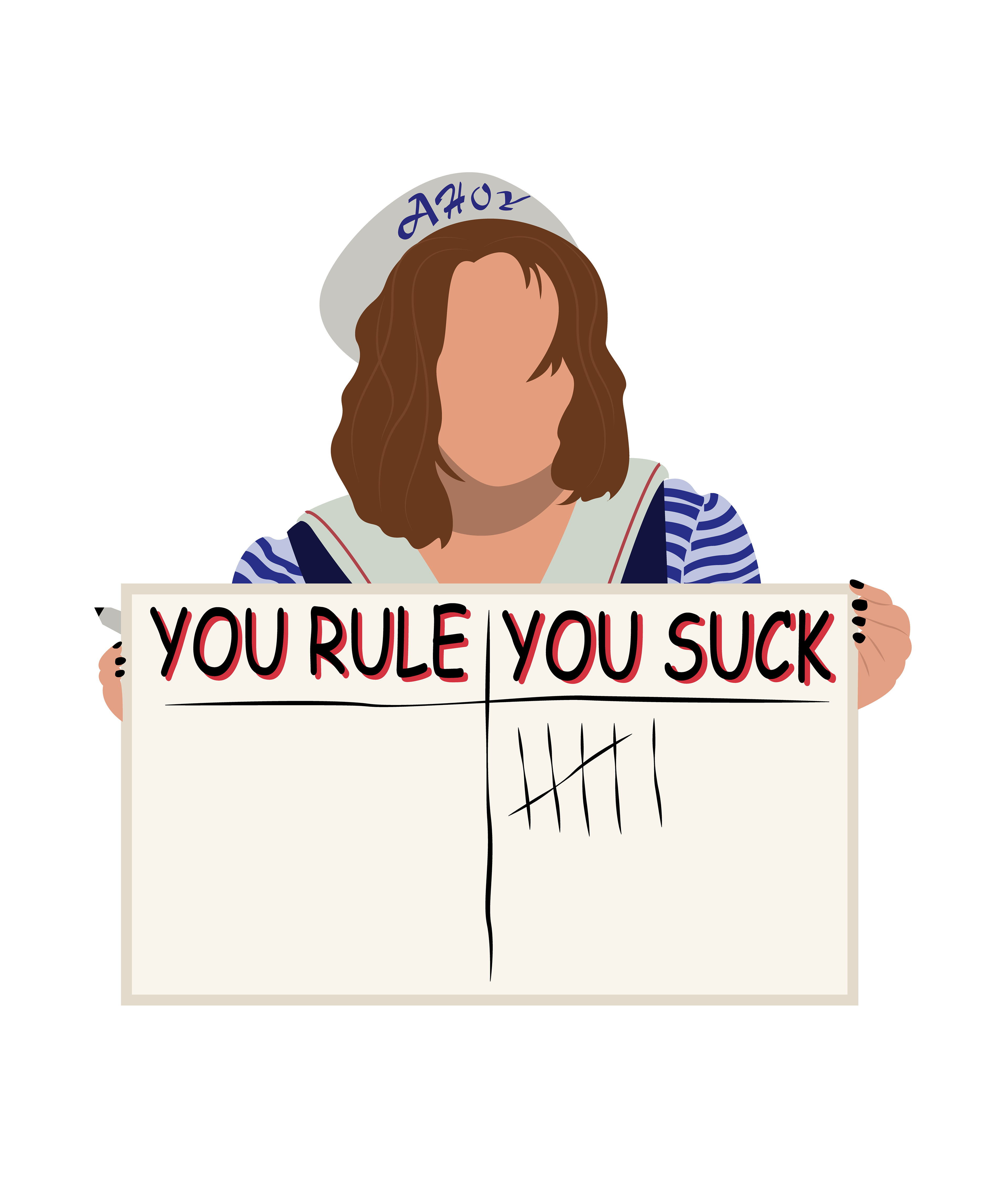 You rule You suck