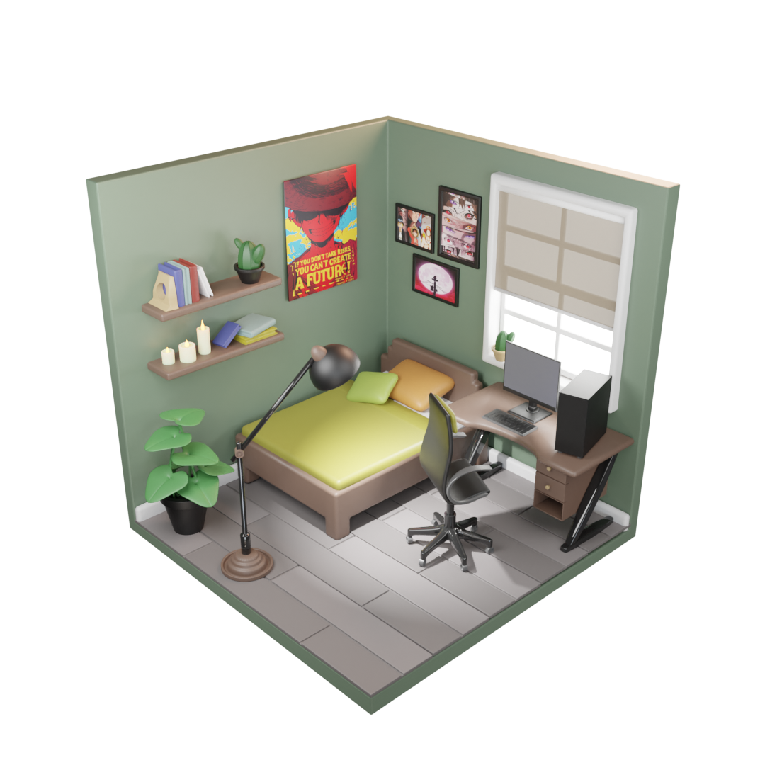 3D Room isometric design