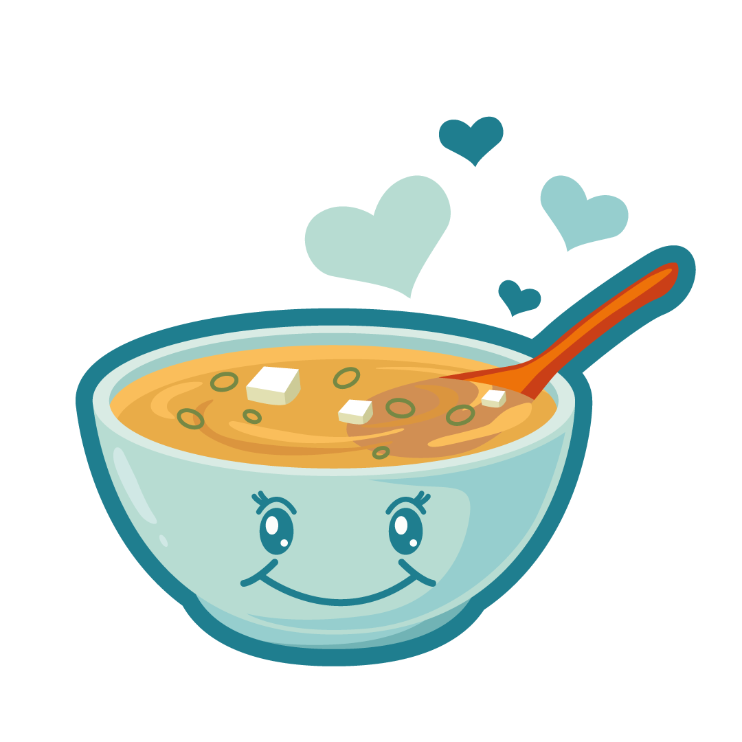 Cute miso soup