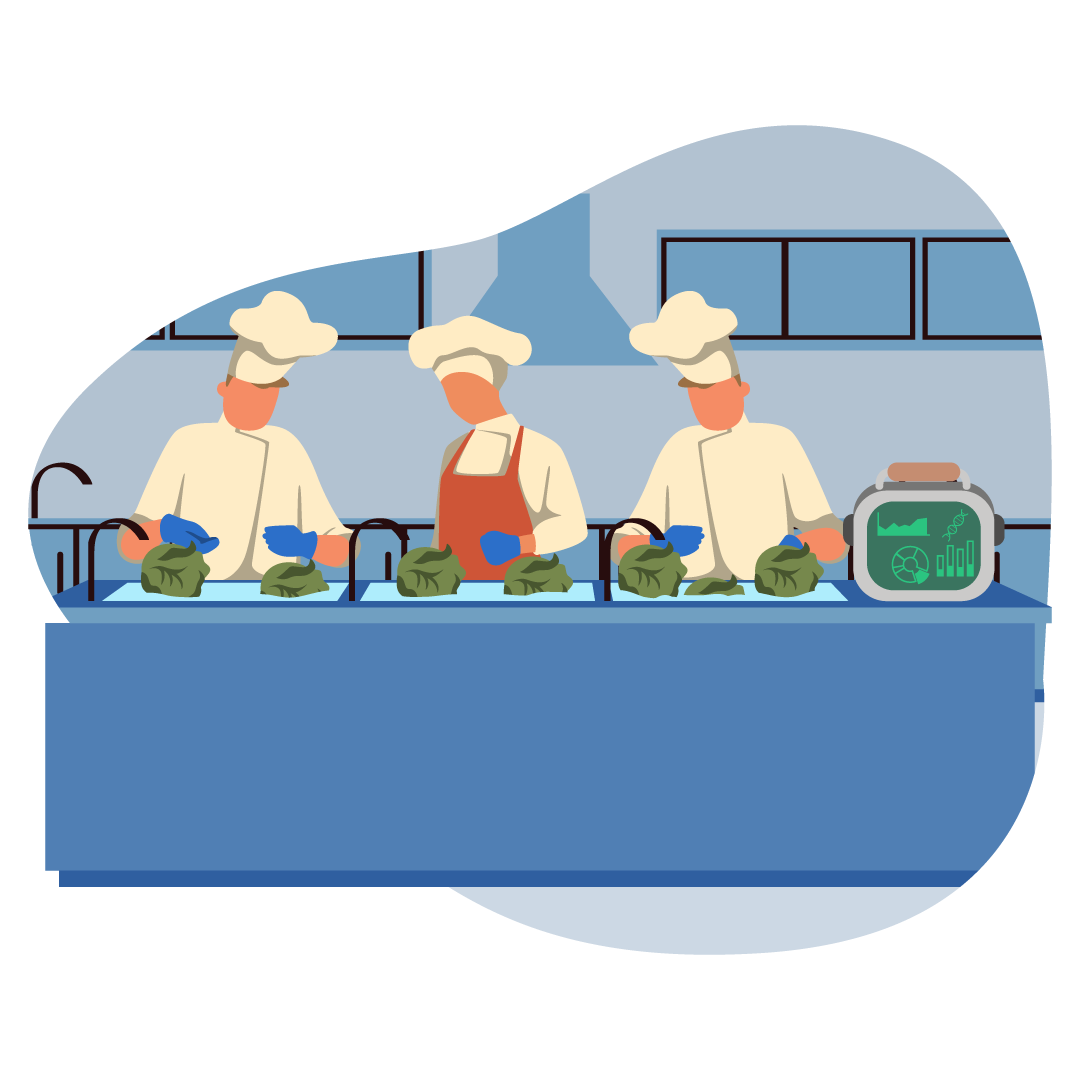 Food processing Vector art
