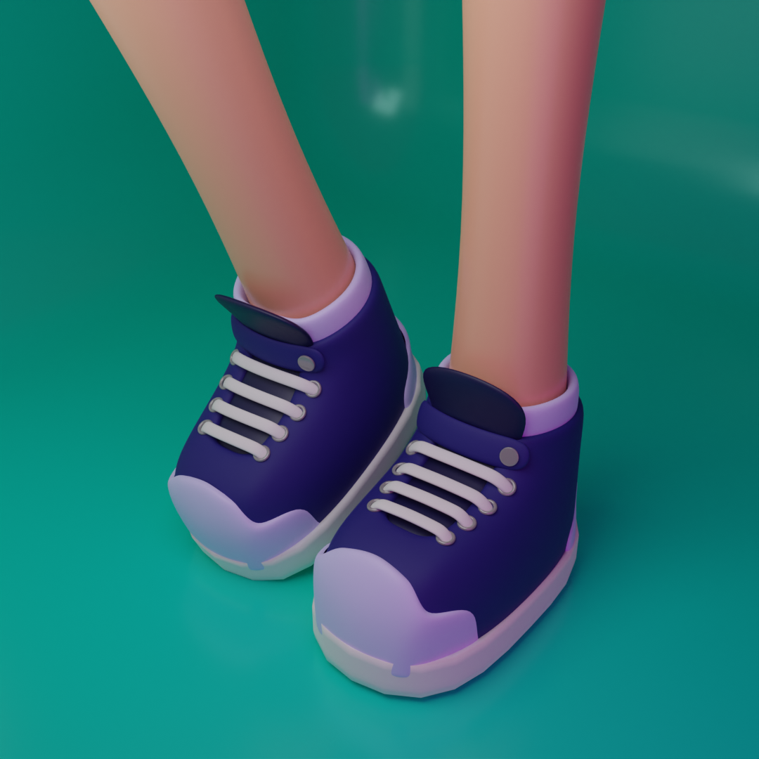 Cartoony shoes