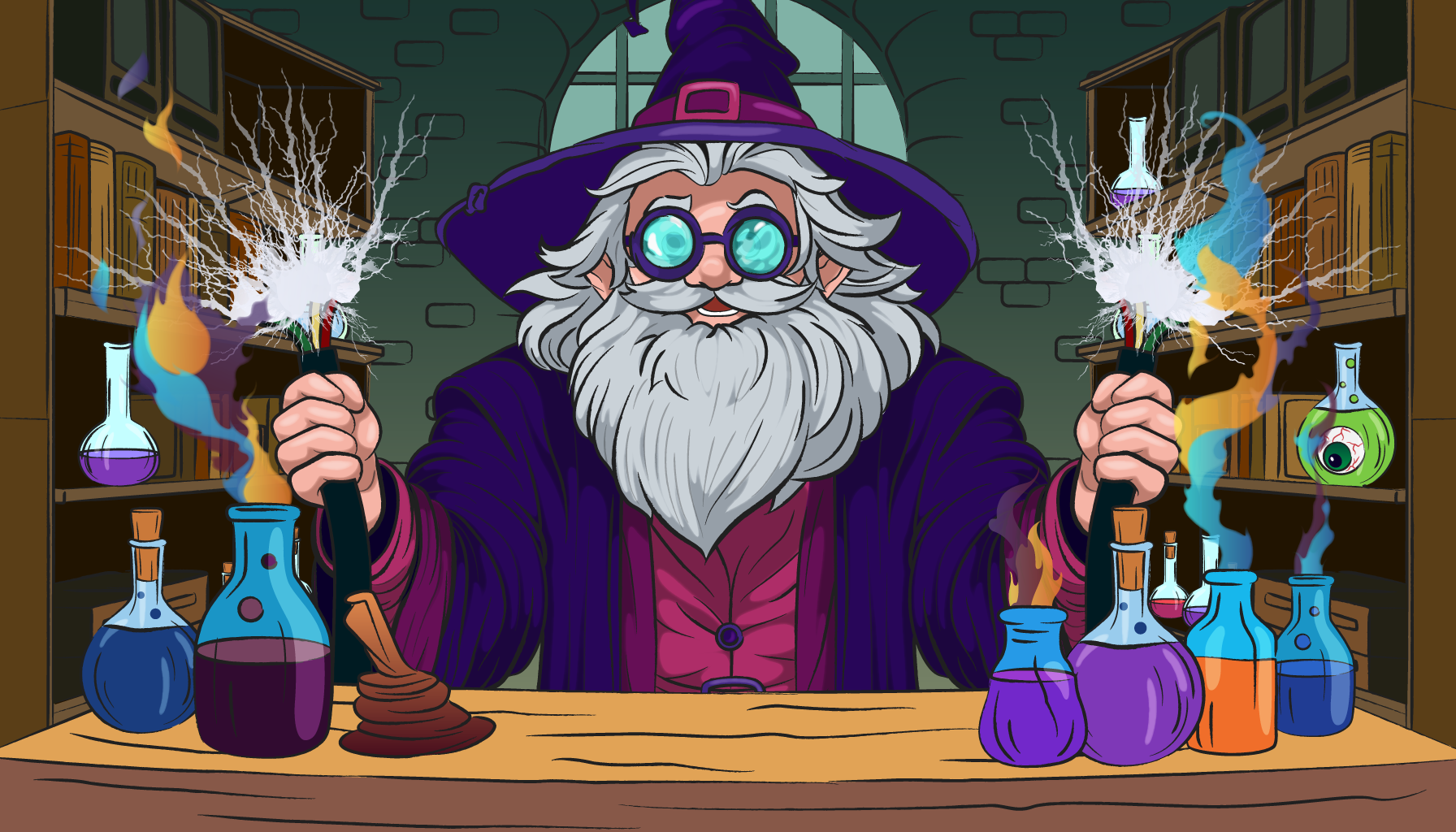 Magician Illustration