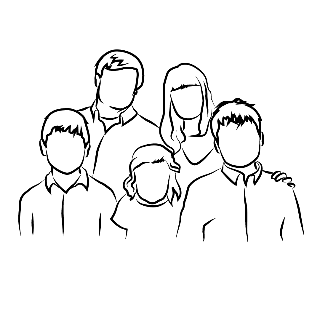 Family Line art