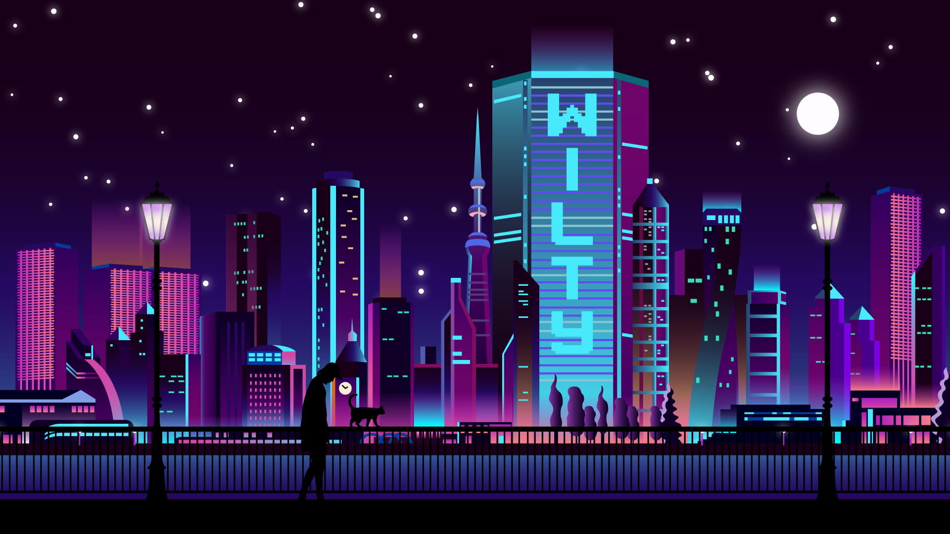 Cyberpunk Landscape