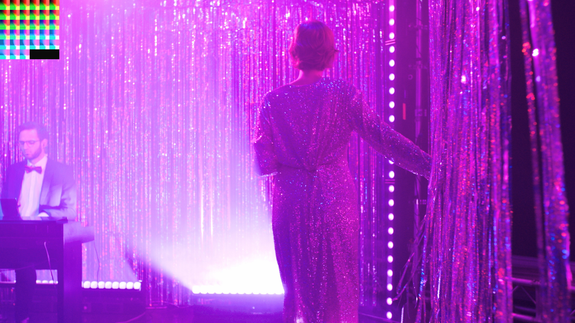 SDR Still, konvertiert mit der Color Front Engine des AJA FS HDR. (Datensatz Video Disco)