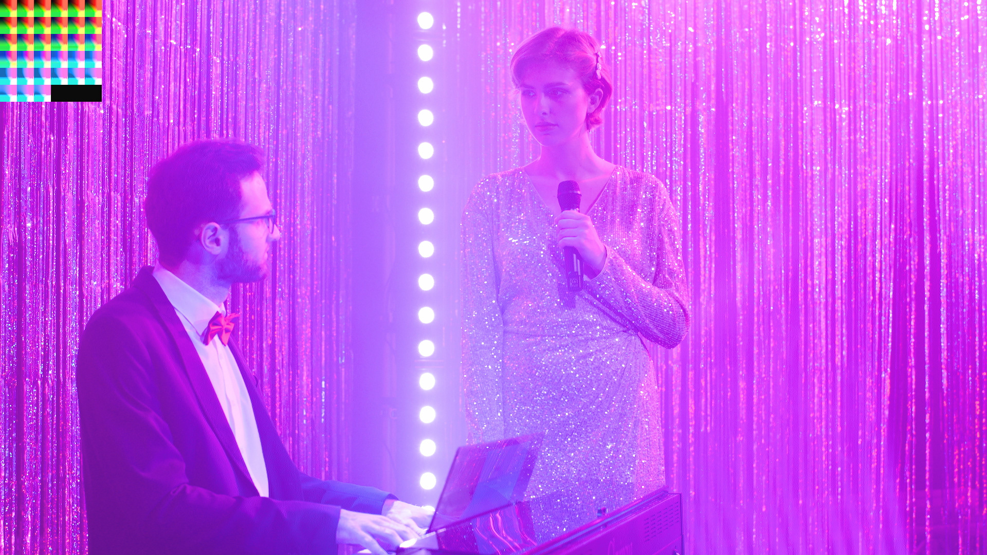 SDR Still, konvertiert mit der Color Front Engine des AJA FS HDR. (Datensatz Video Disco)