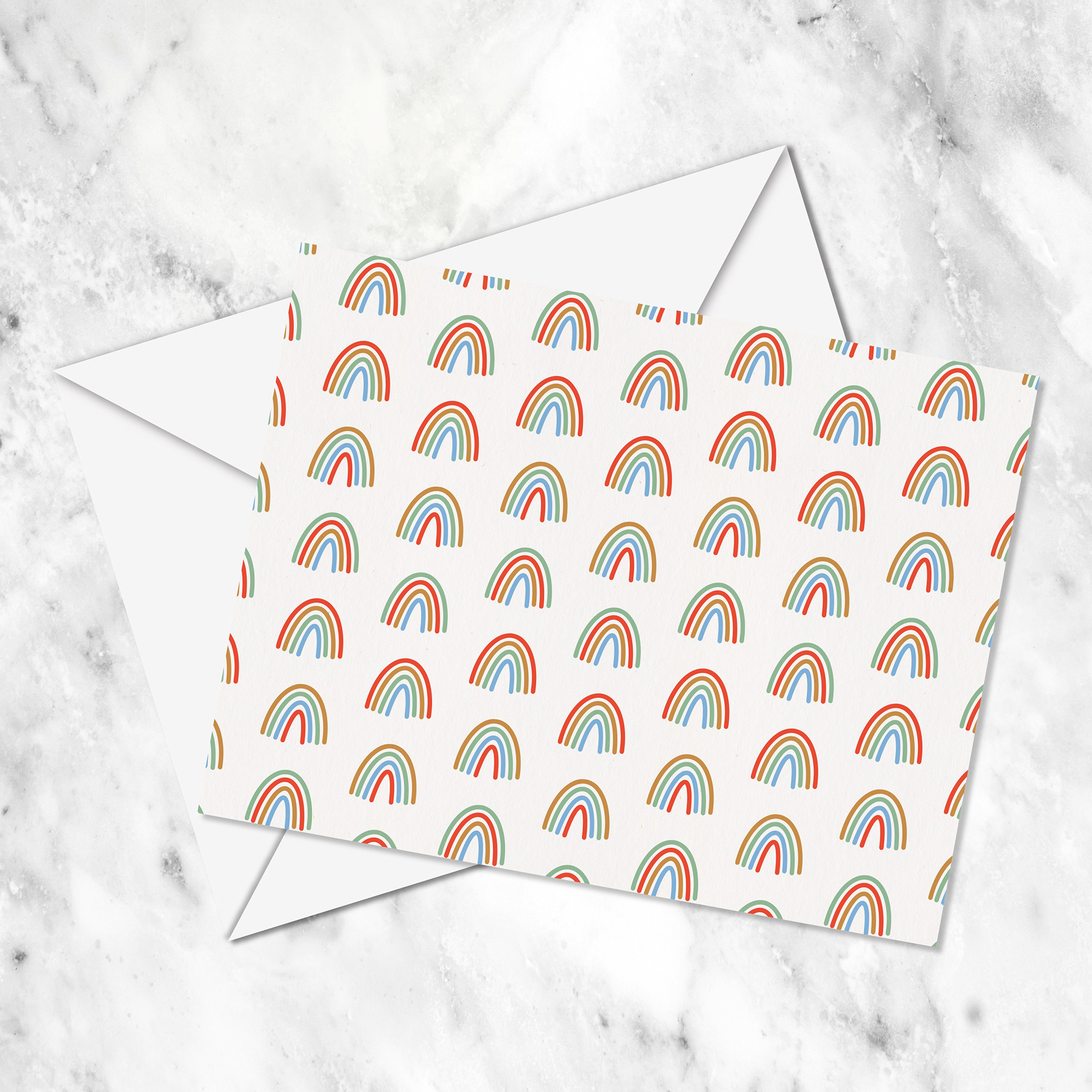 rainbow notecard #1