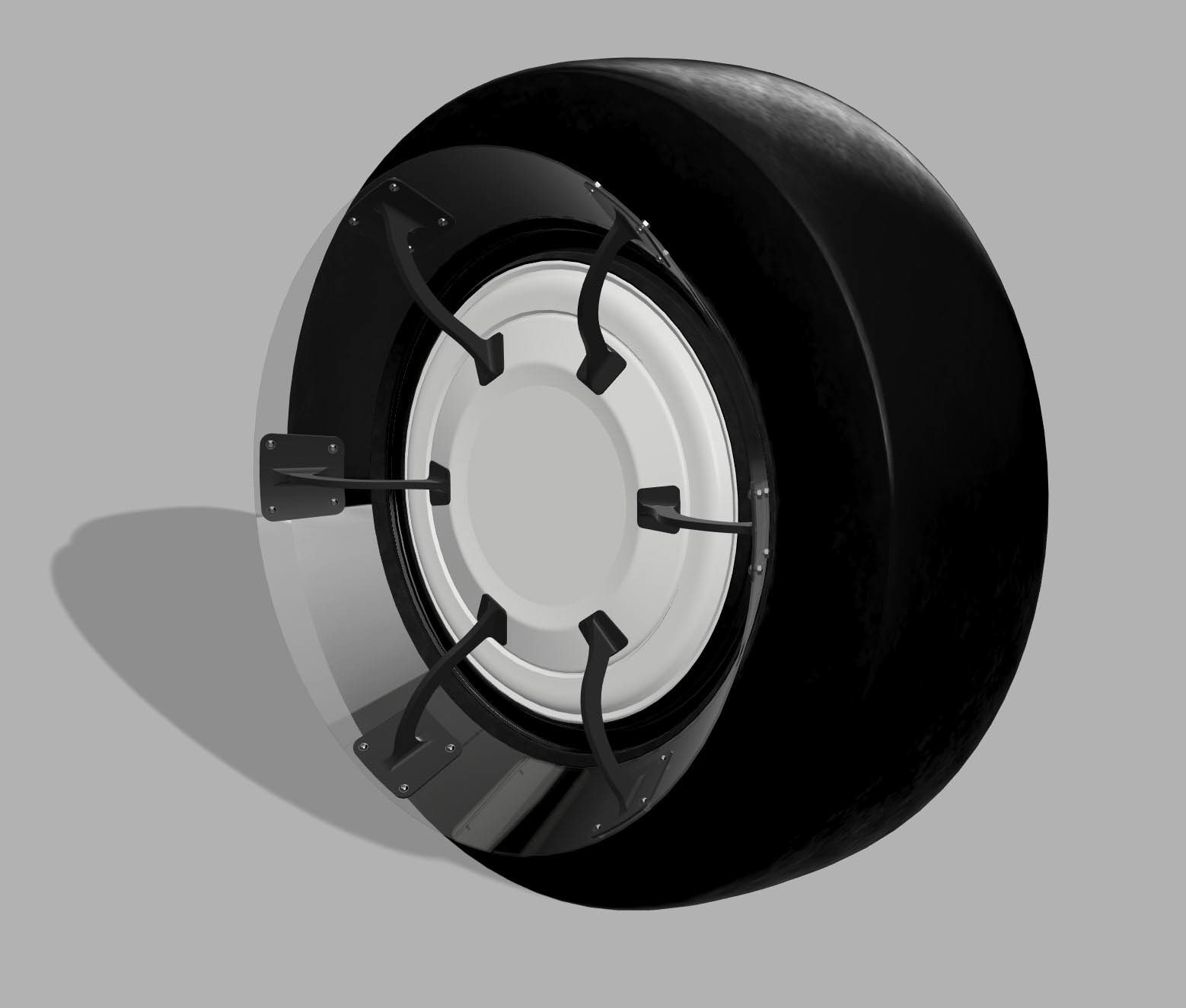 Masking Jig For Spraying Wheels - Fusion 360