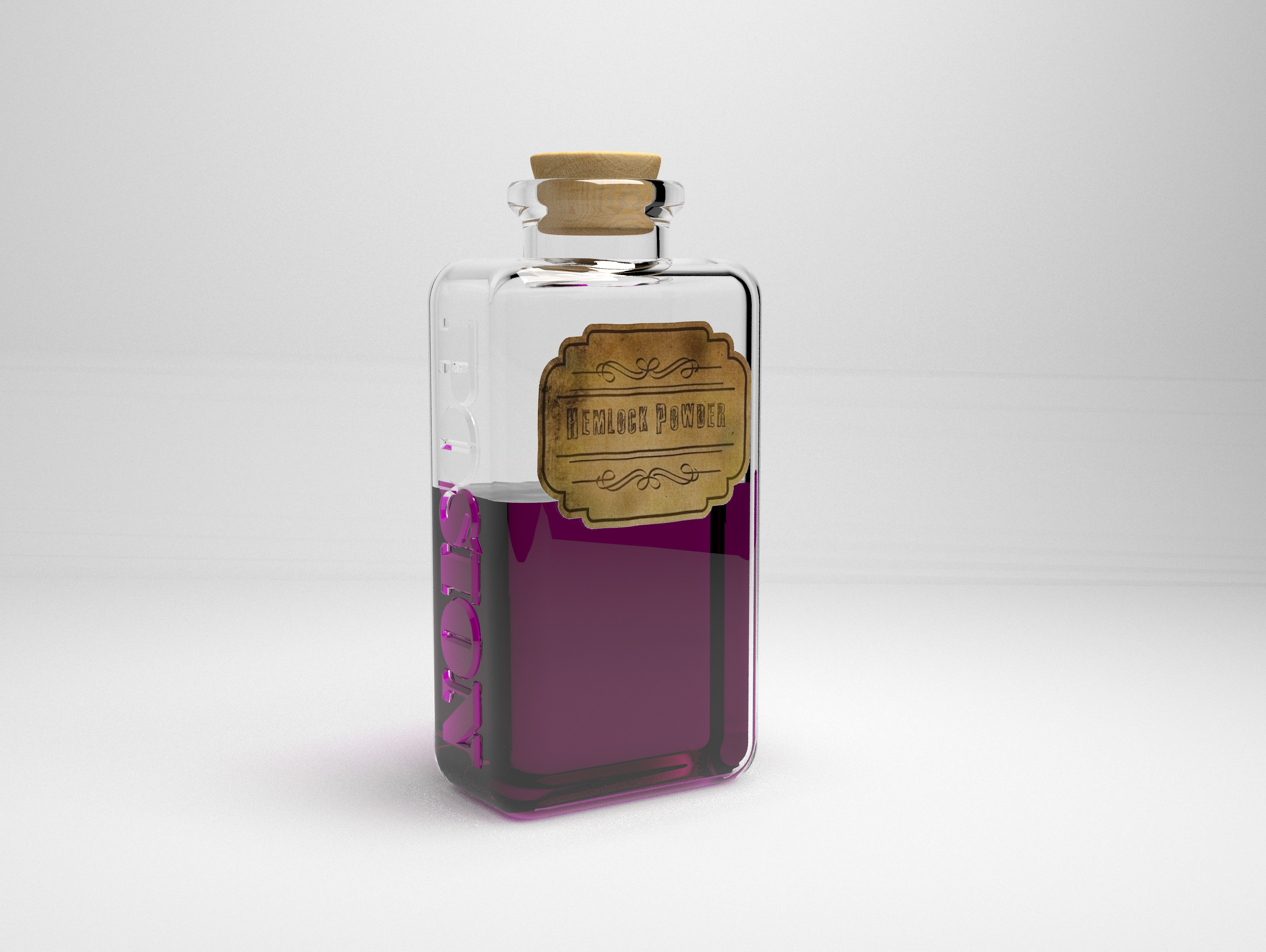 Medicin Bottle - 3ds Max