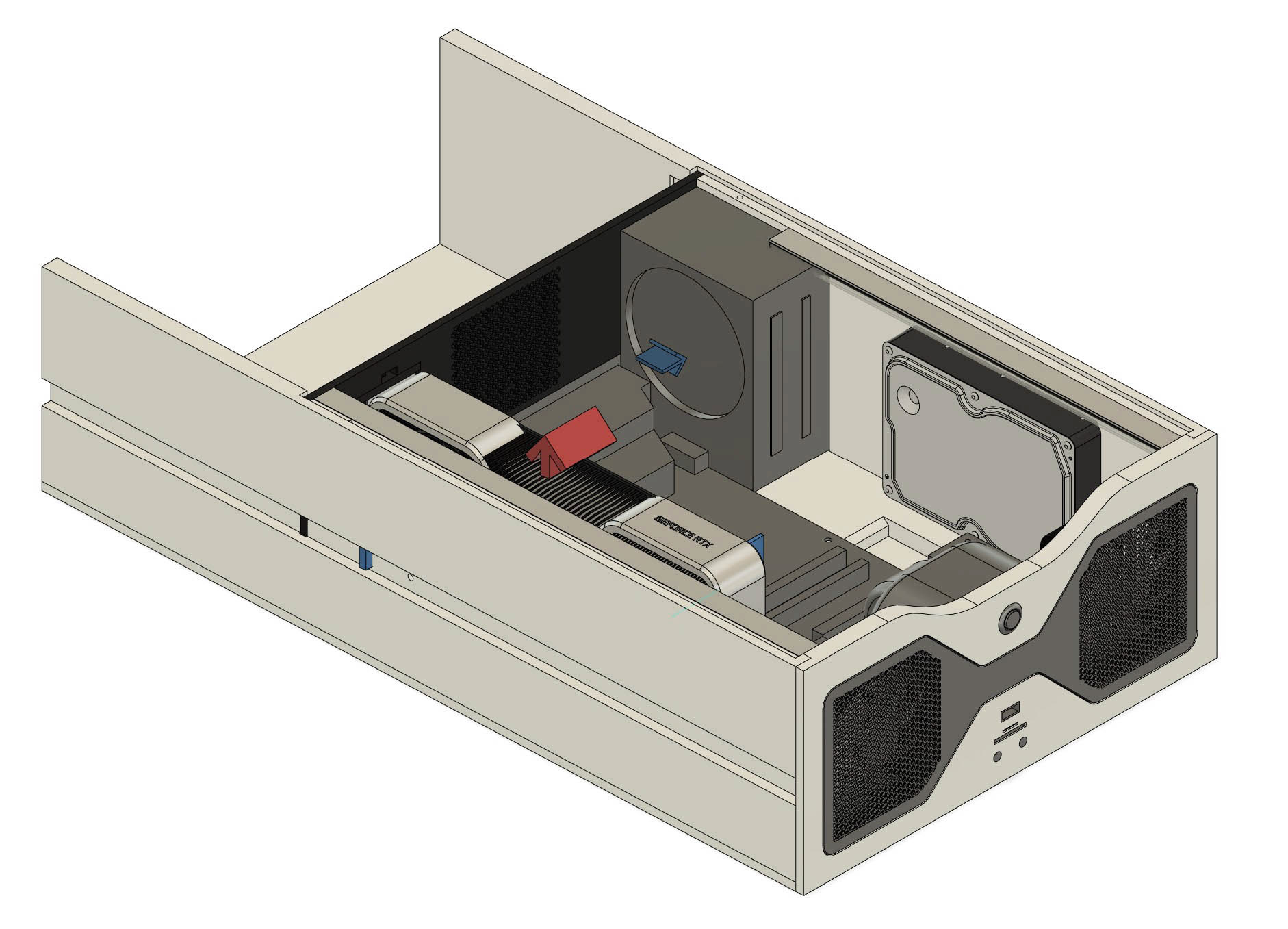 Custom PC Drawer - Fusion 360