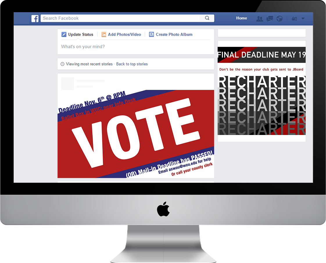Social media ad and post mock-up