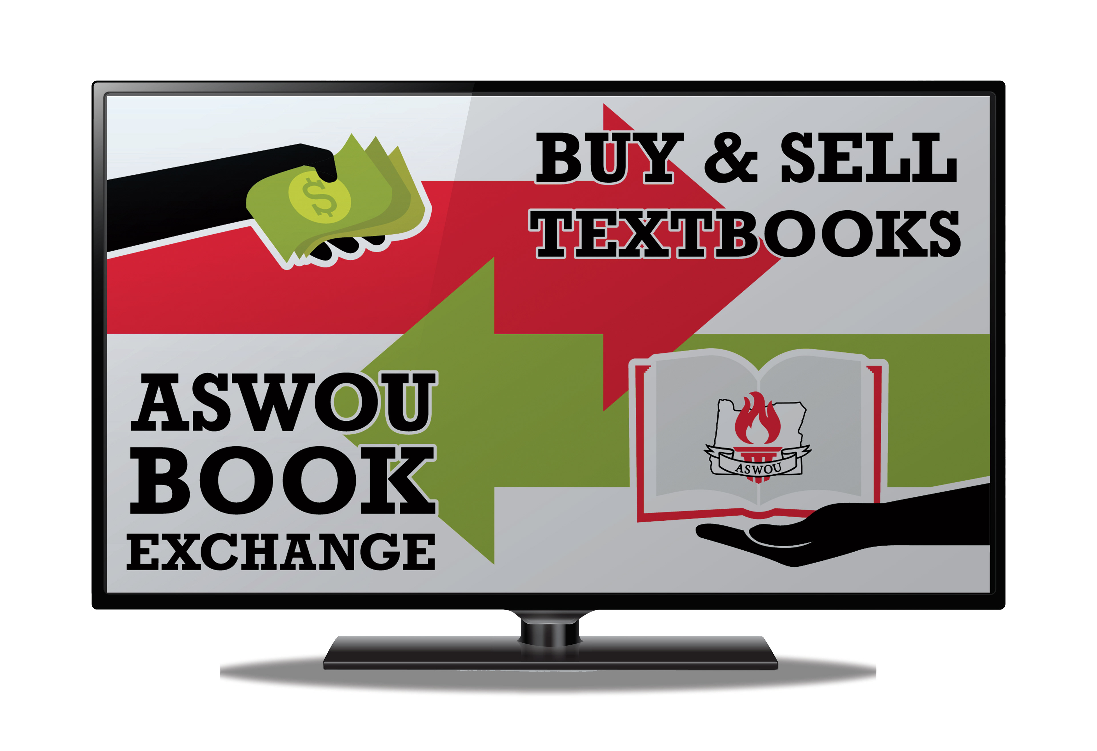 TV ad Mockup for Book exchange