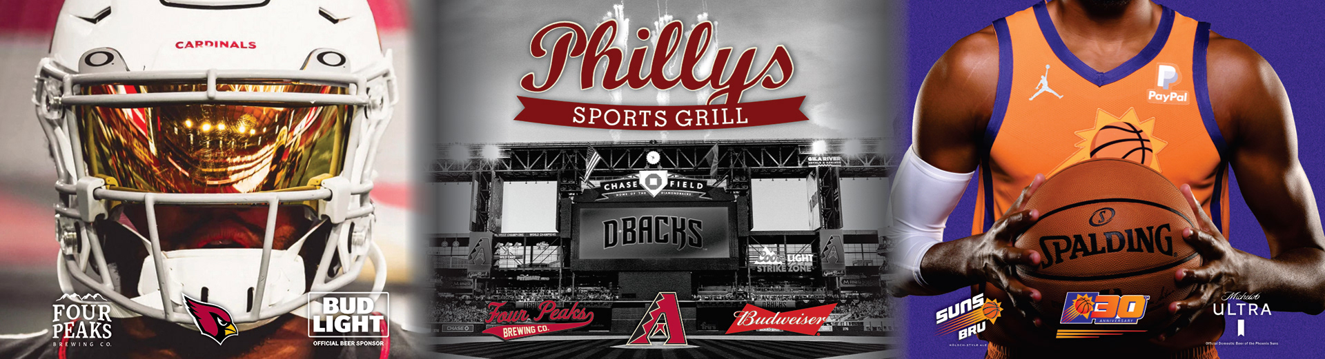 This is a 40 foot wide wall wrap done for a sports bar.