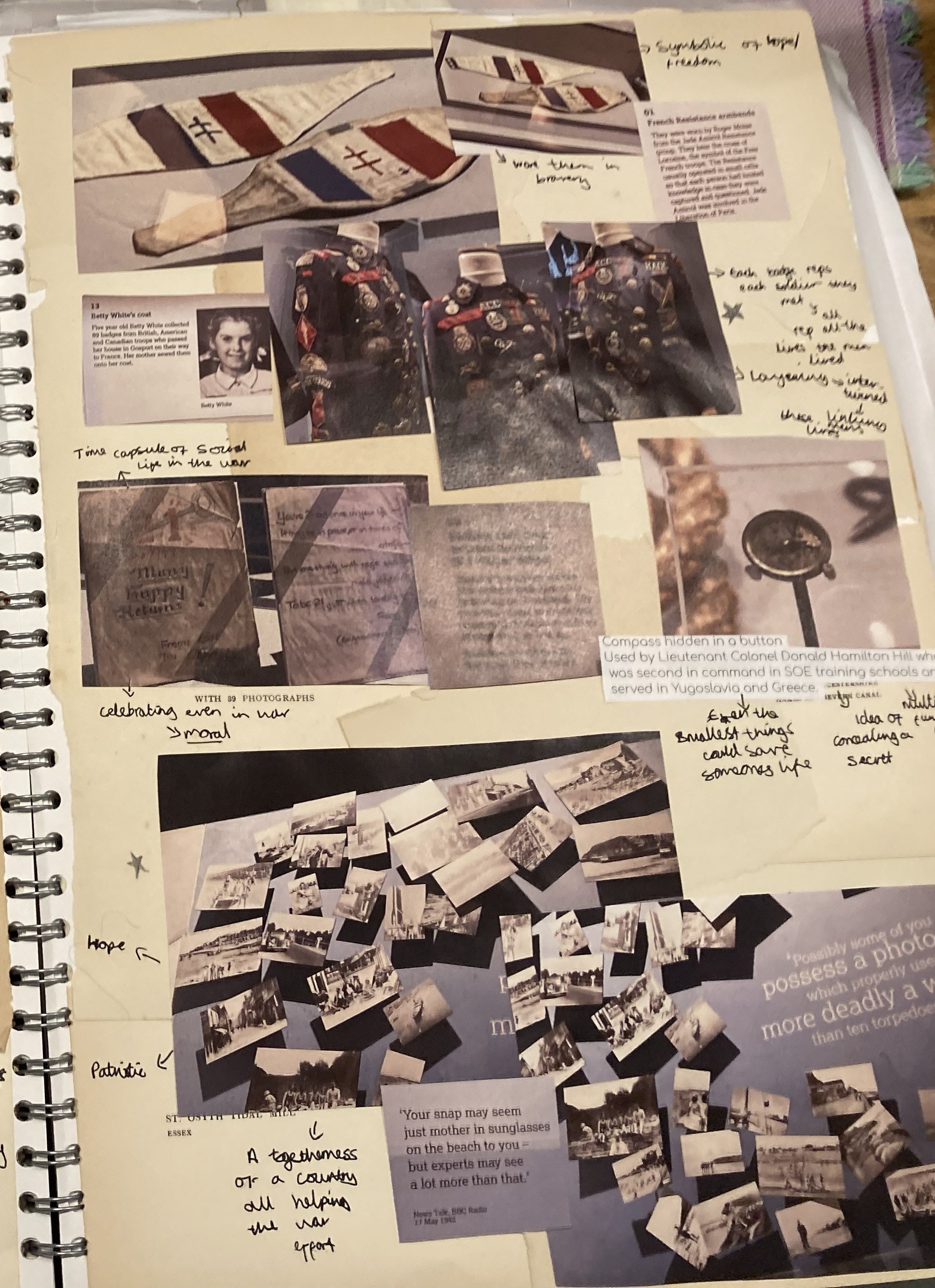Initial research in the D Day Museum