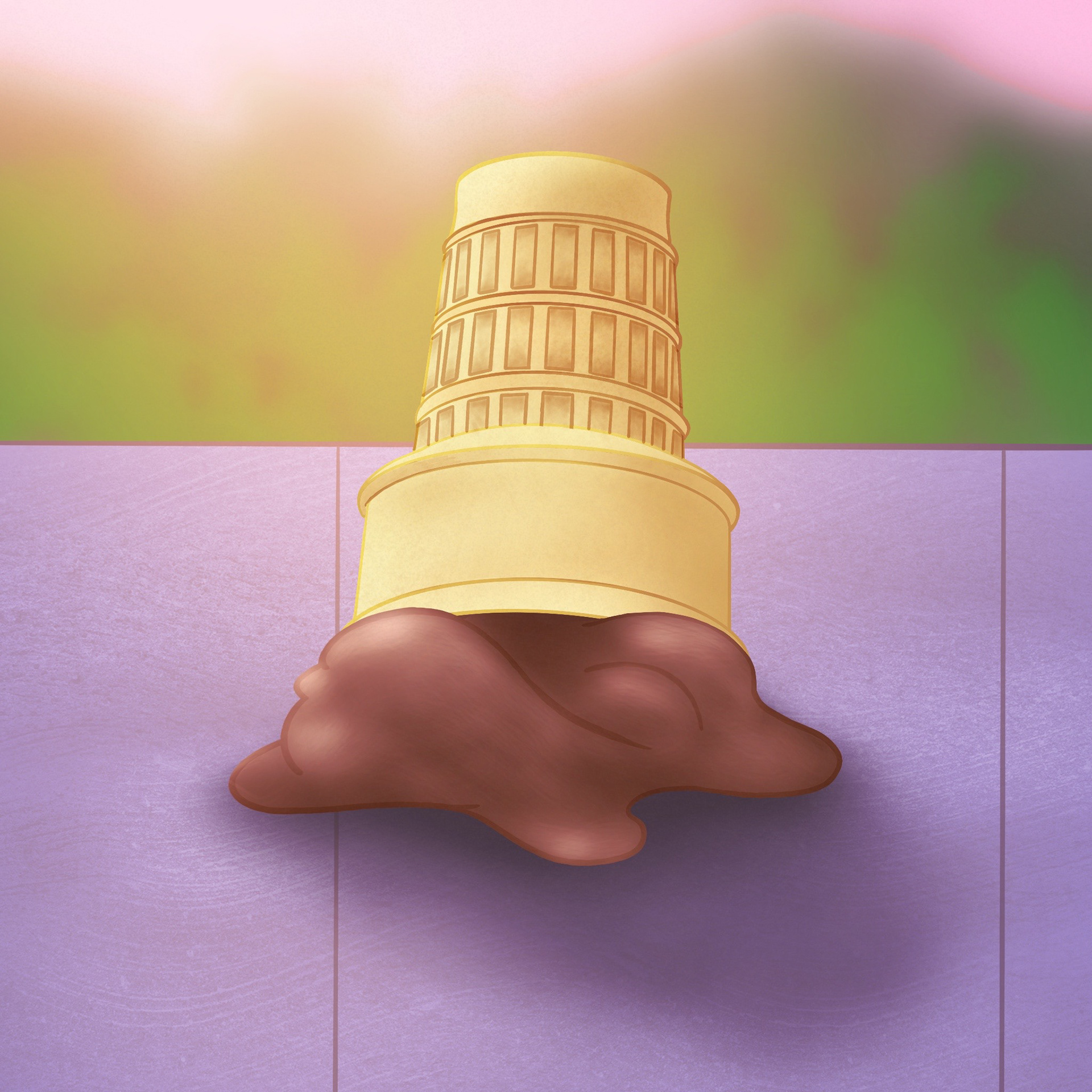 "Summer Endings", Digital art, 2048 x 2048 px, 2022