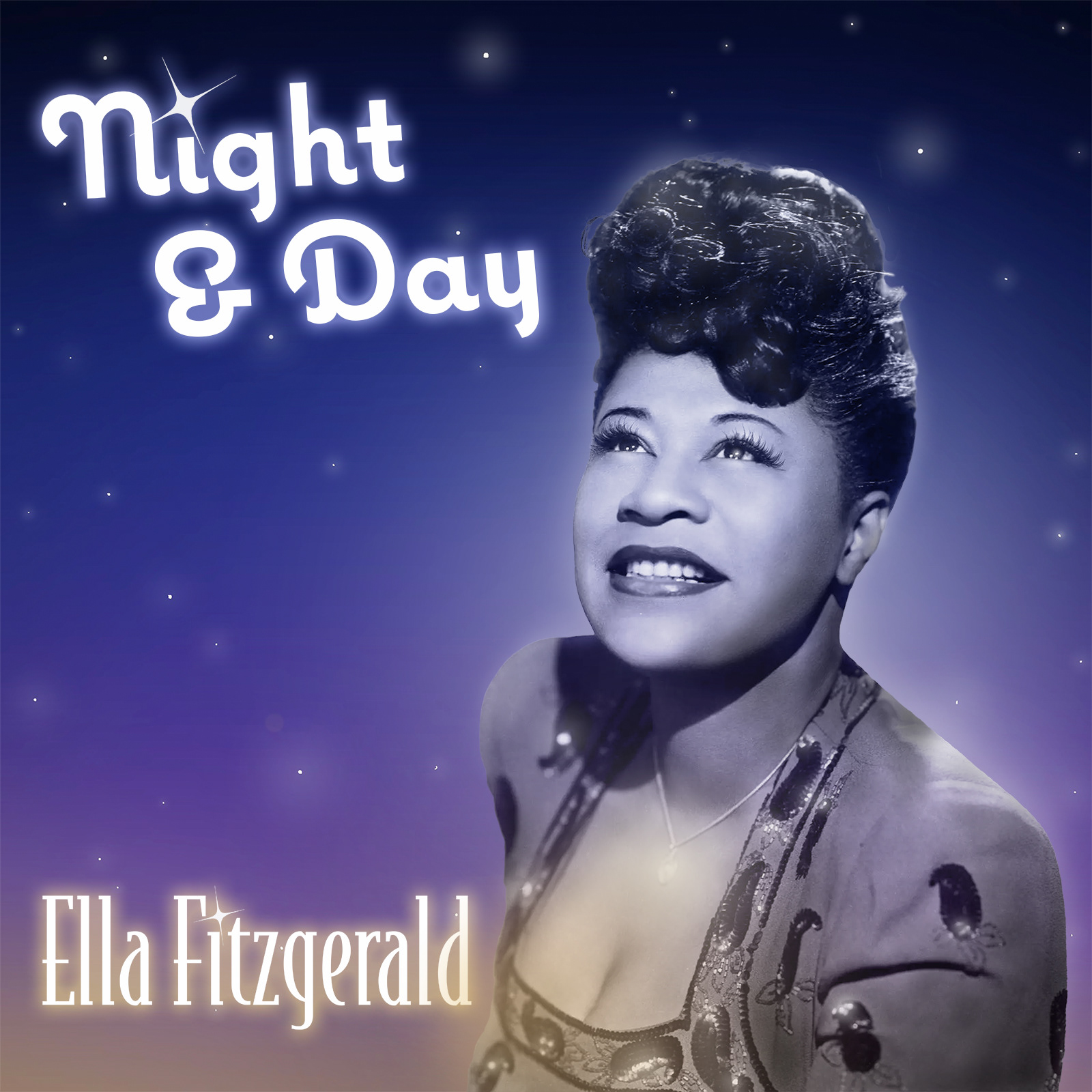 "Jazz Album Cover: Night & Day", Digital art, 1600 x 1600 px, 2022