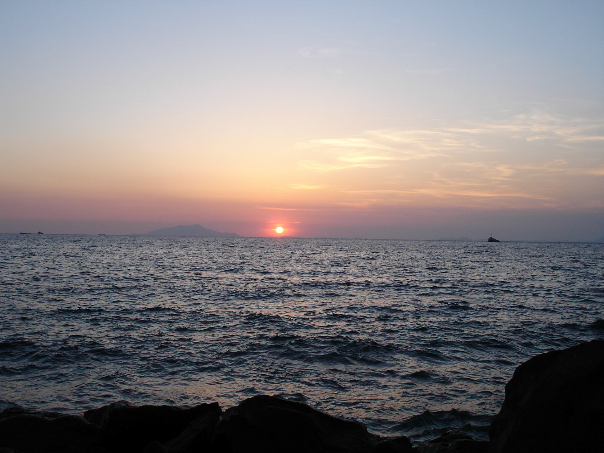 Sonnenuntergang über Ischia
